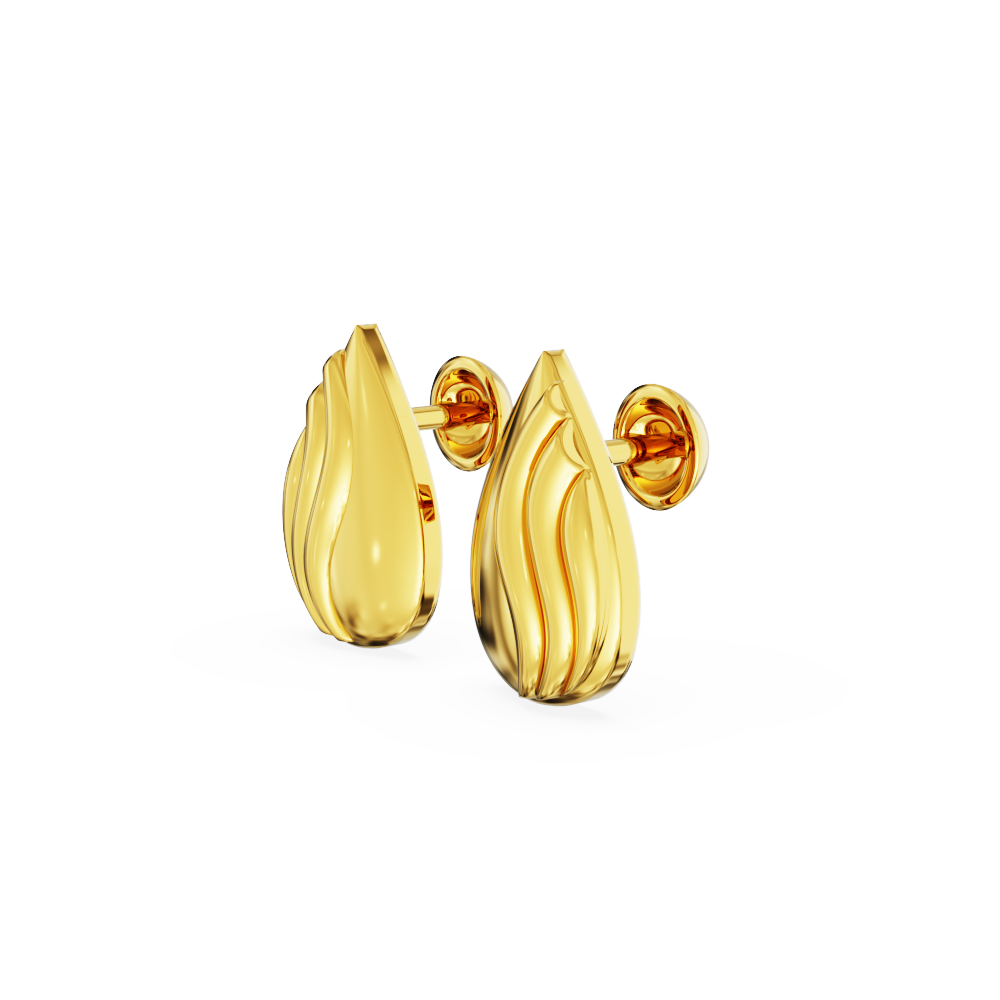 Floral-Design-Gold-stud-in-Chennai
