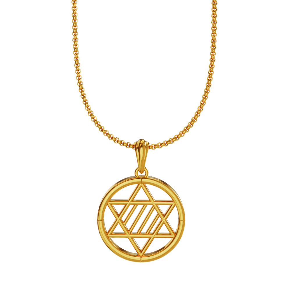 Star-Design-Gold-Pendant