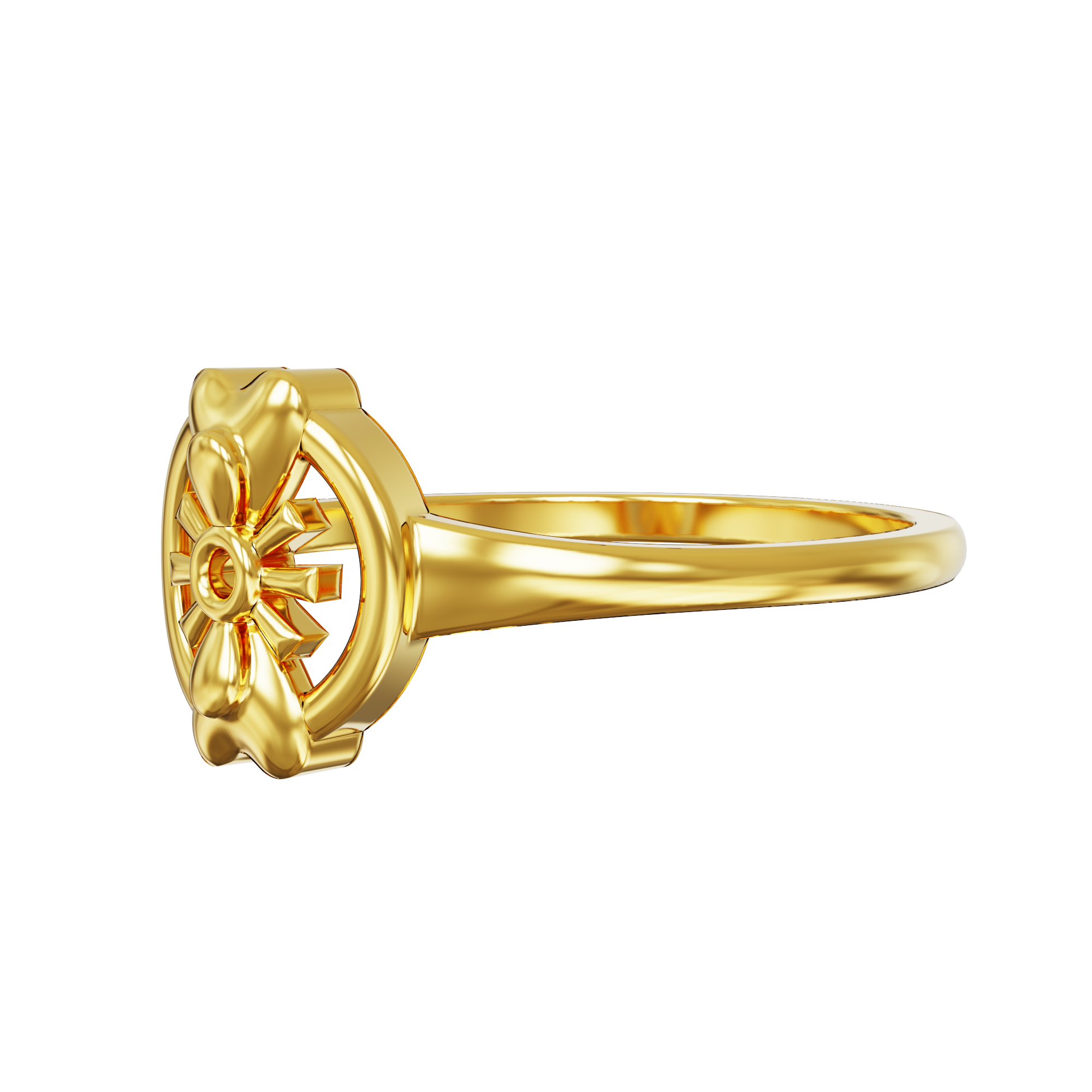 Beautiful-Heart-shaped-Gold-Rings