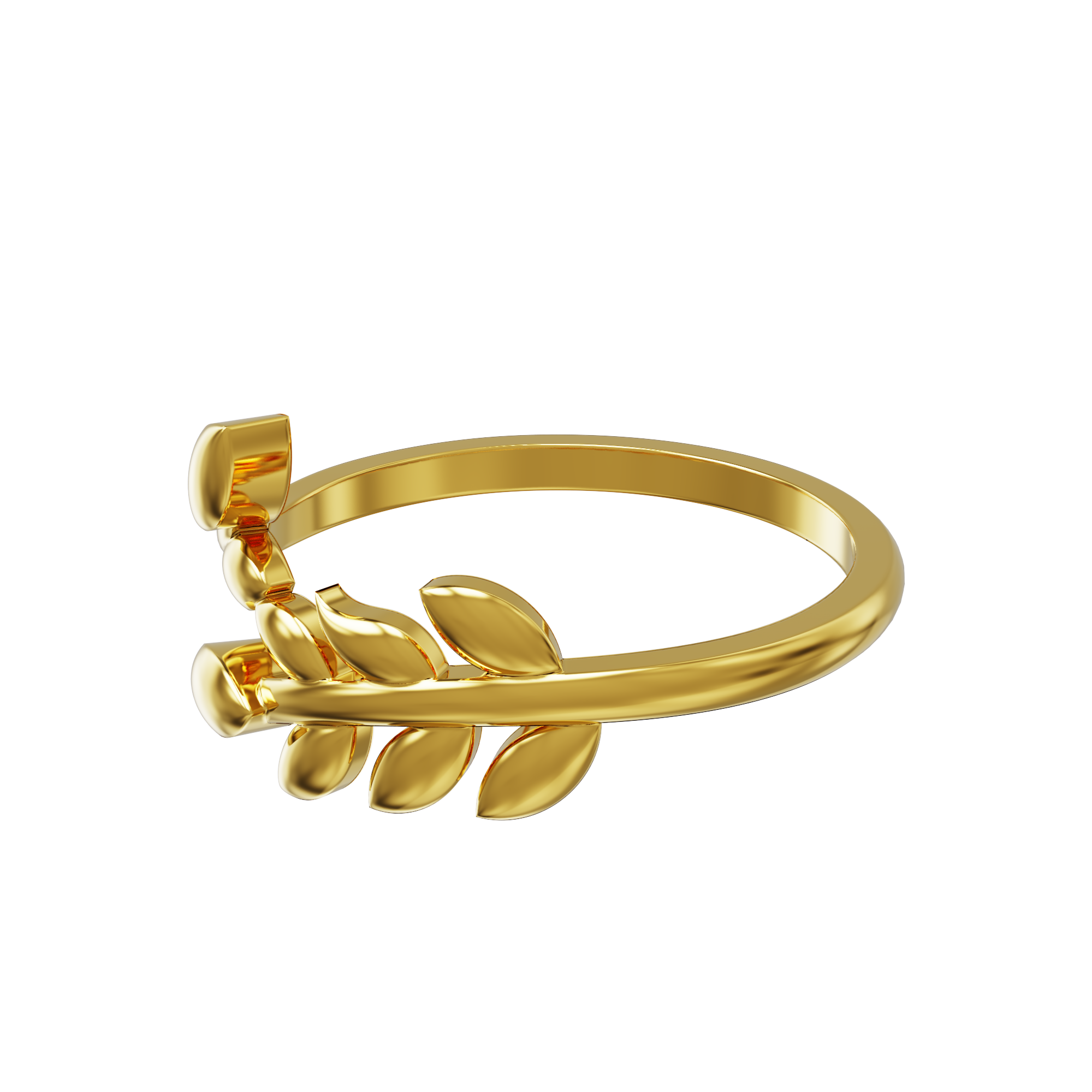Best-leaf-design-gold-ring-collections