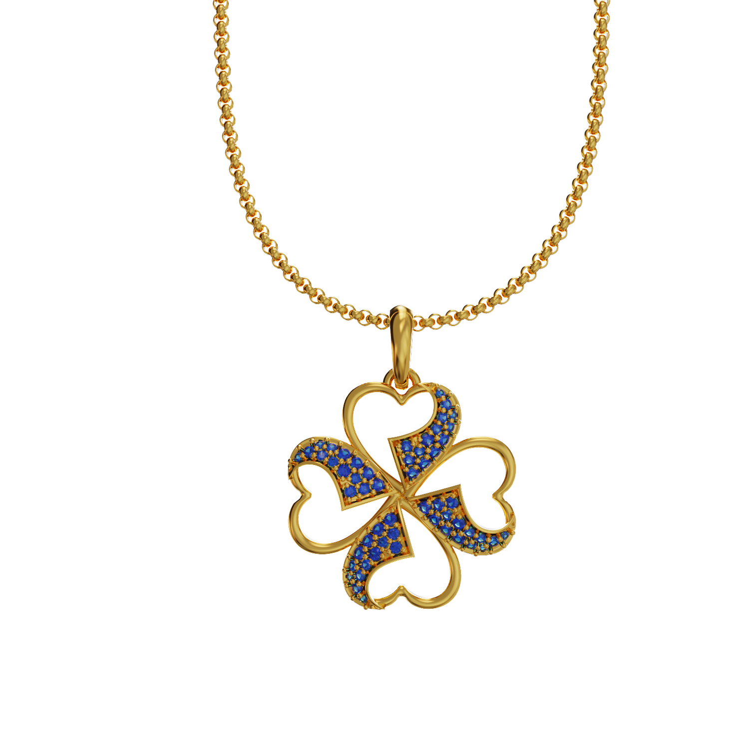 Flower-Gold-Pendant-Design