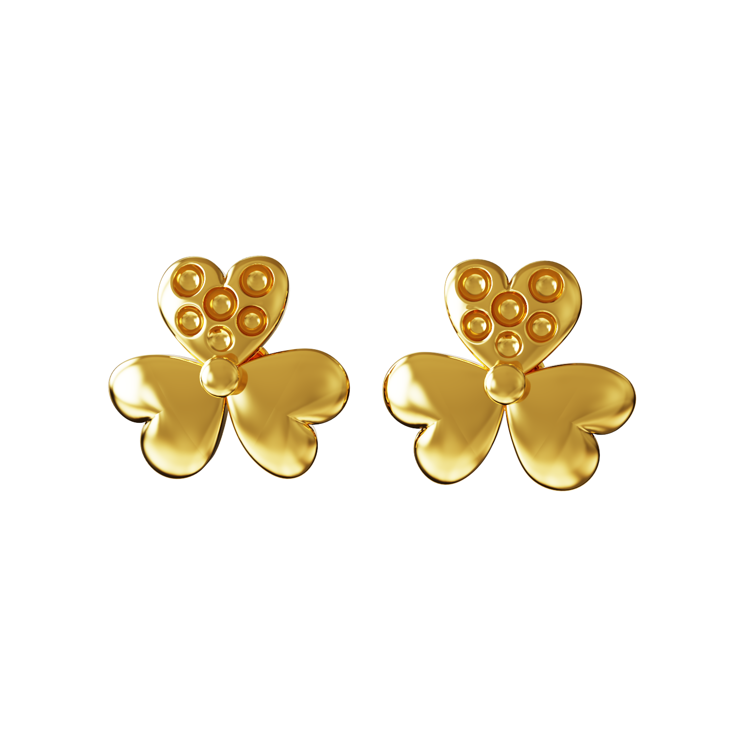 Trendy-Gold-stud-Earring