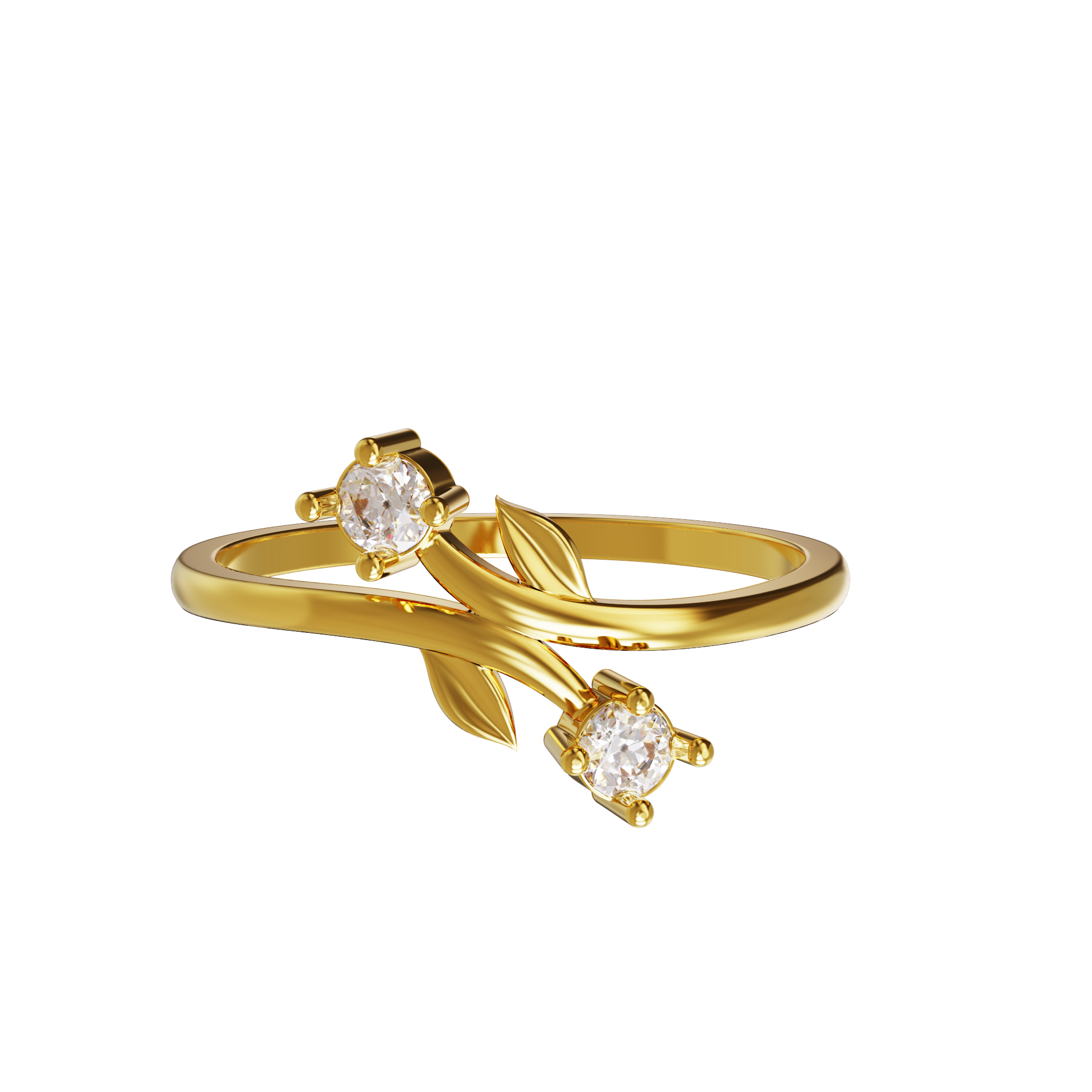 leaf-gold-ring-design