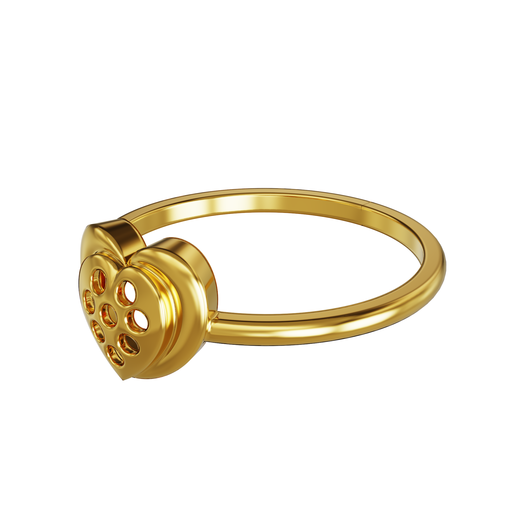 Heart-Shaped-Gold-Ring-Design