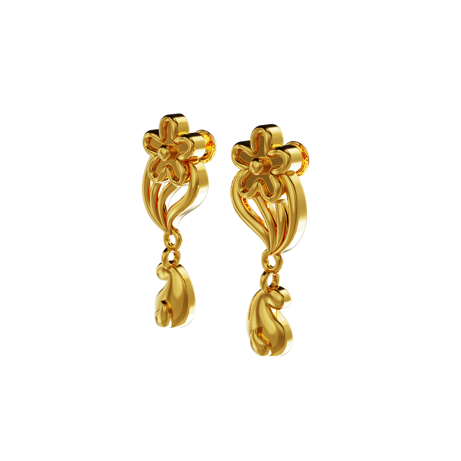 Latest-Gold-stud-drops-collections