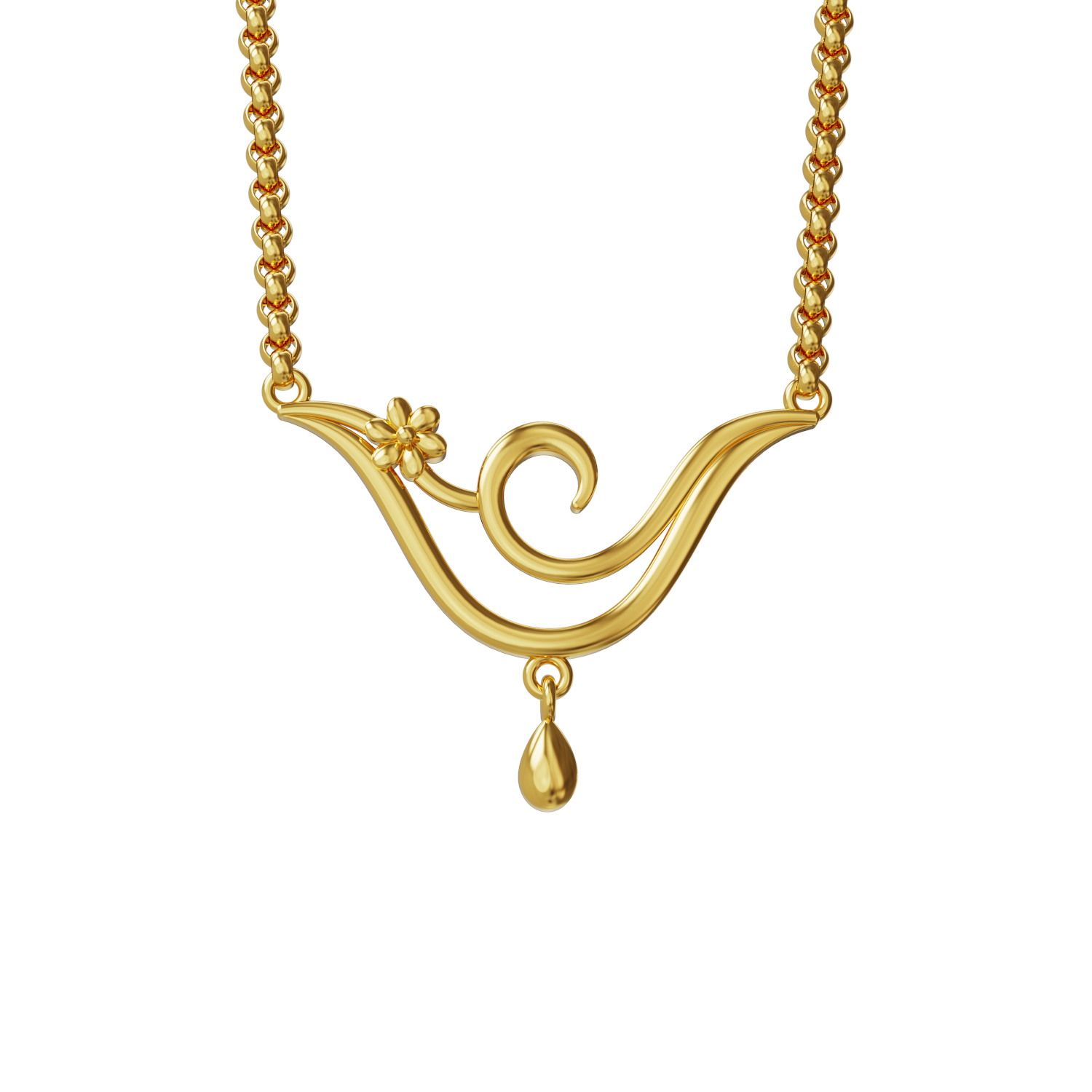 Curve design pendant