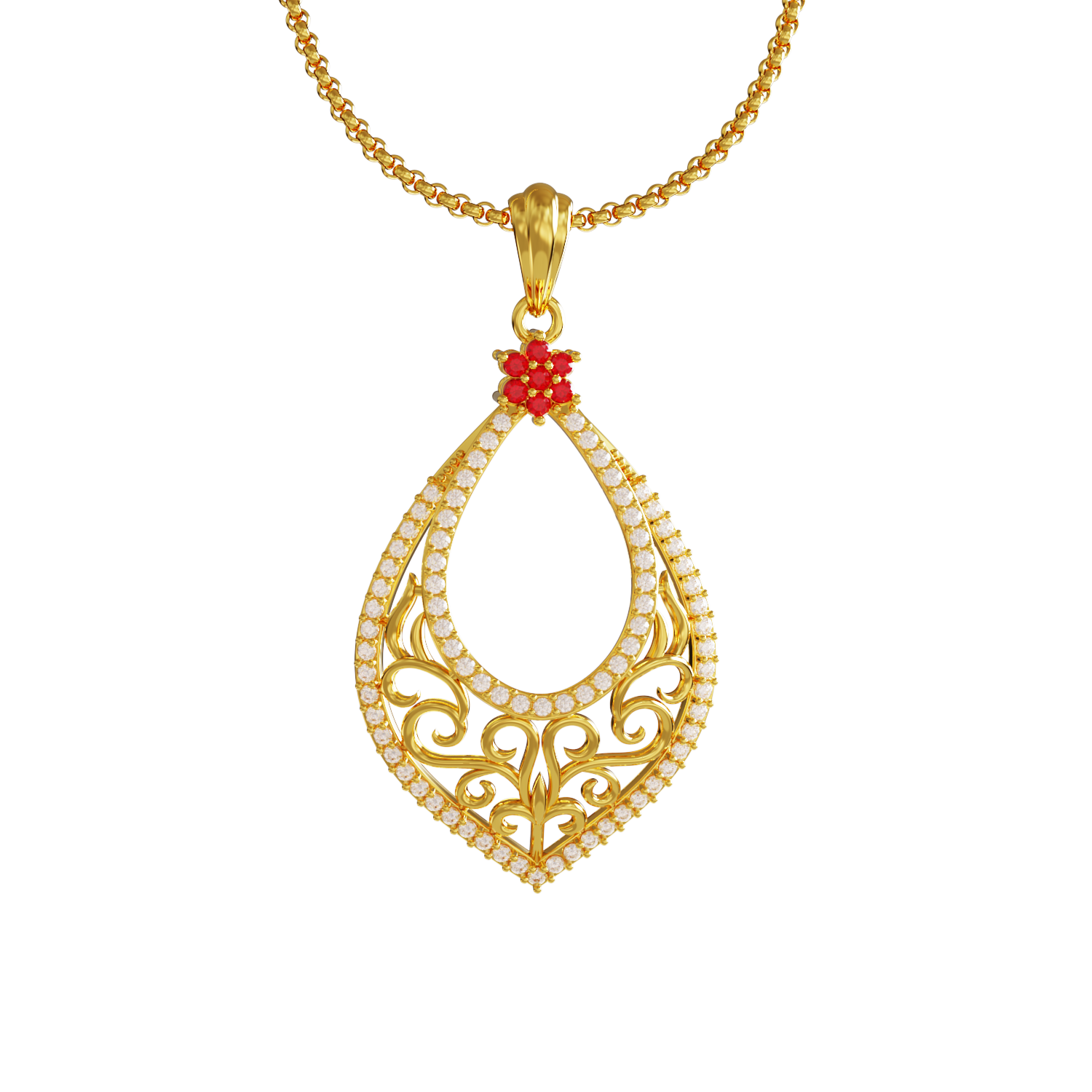 Designer-flower-Pendant-Collections