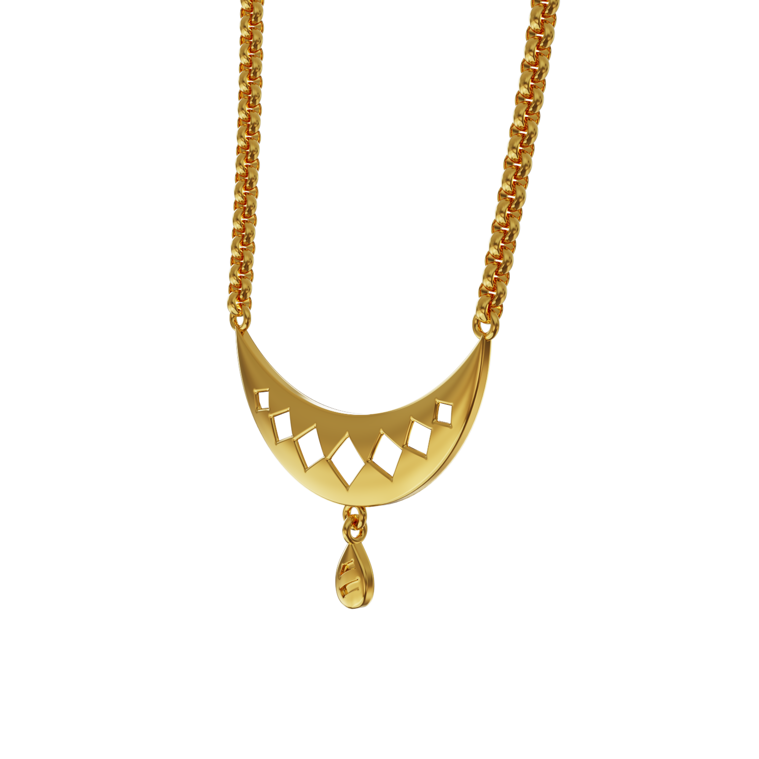 Moon-Shaped-Gold-Pendant