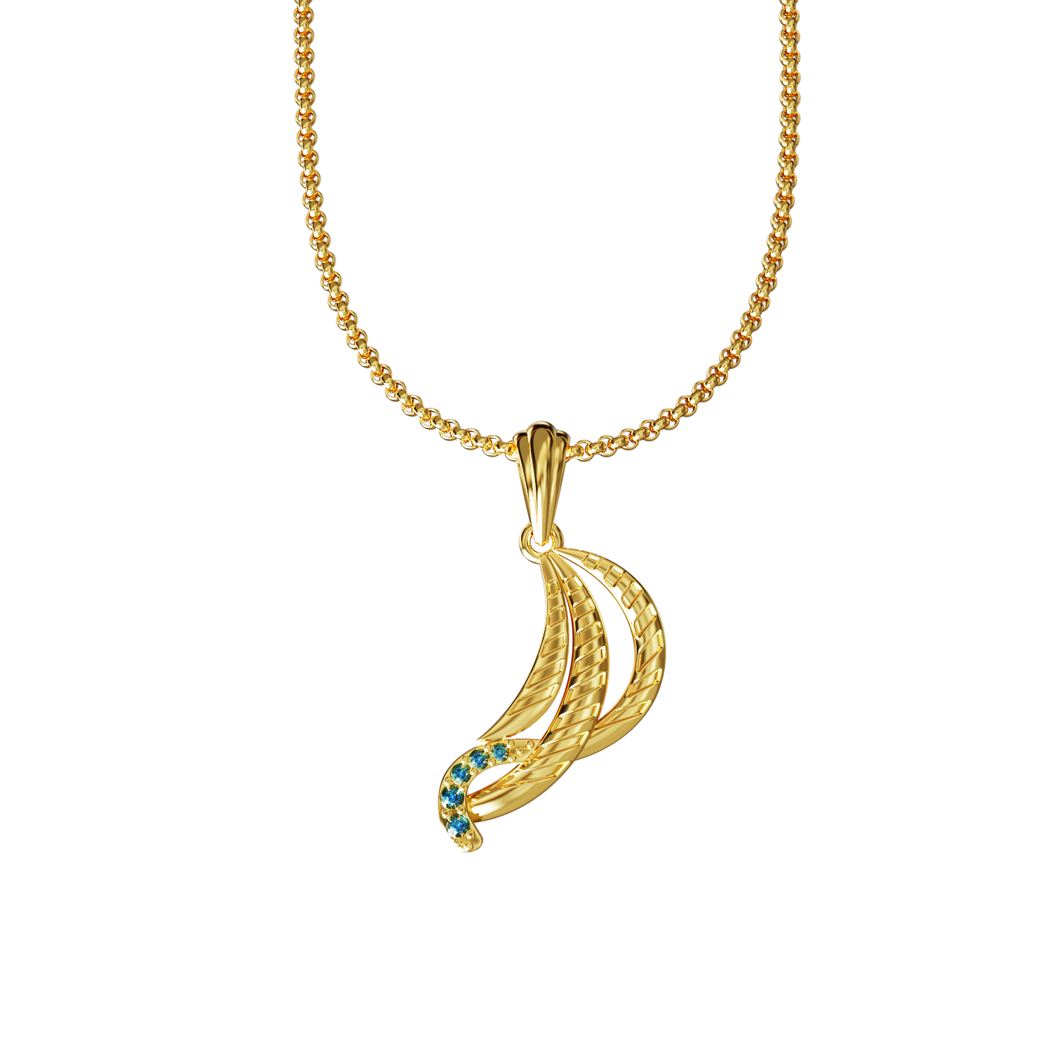 Stone-Curve-Design-Pendant