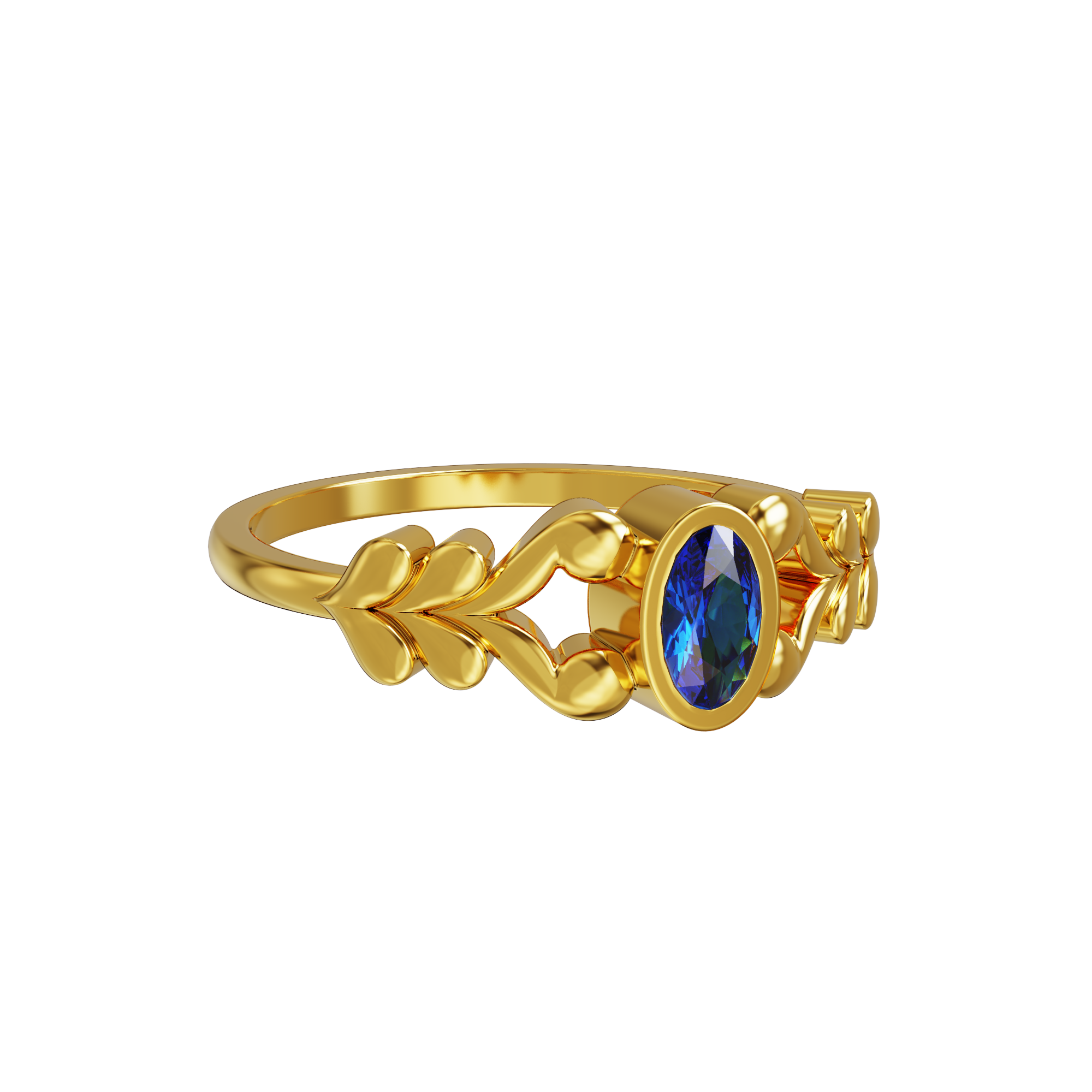 Blue-stone-gold-ring