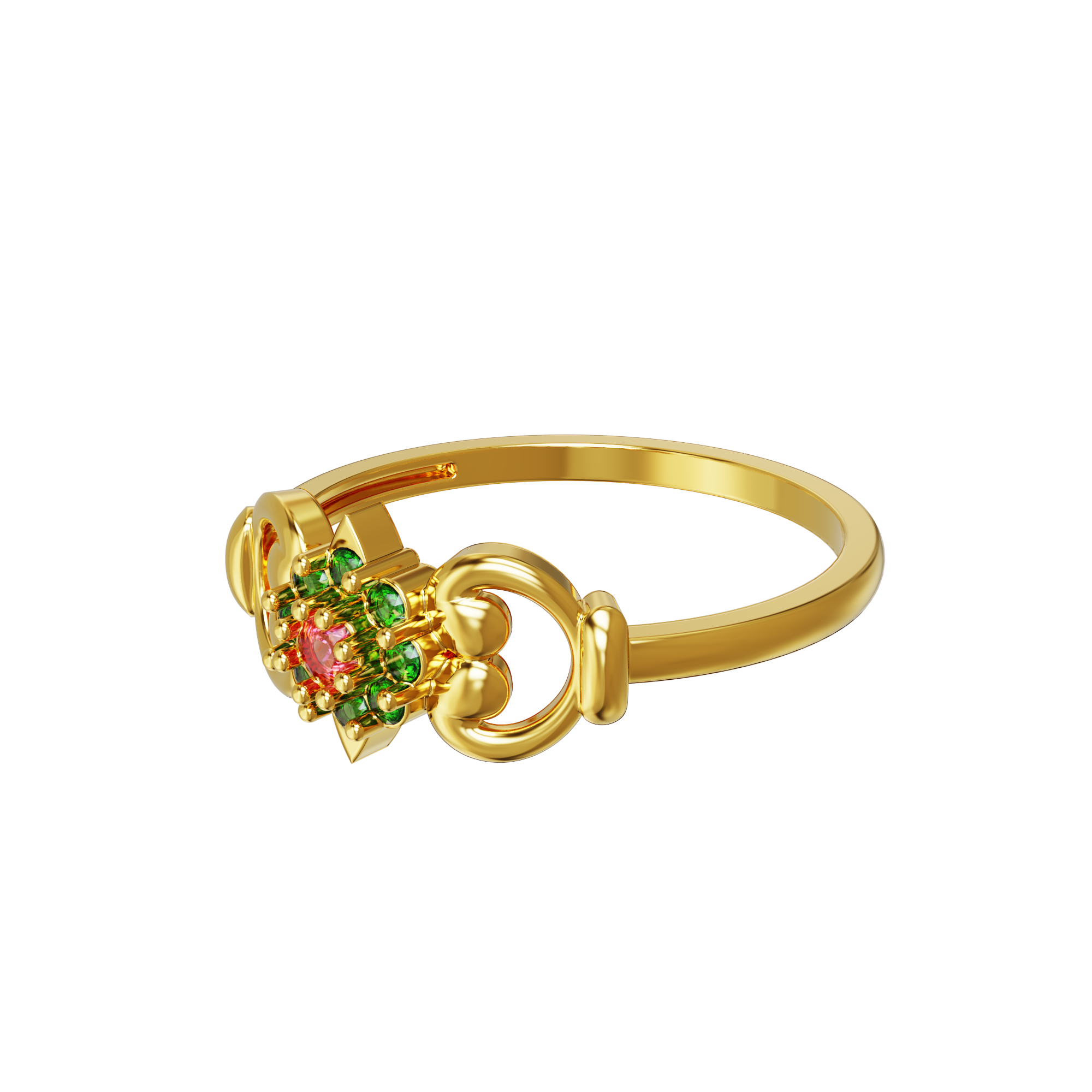 Classic-design-flower-shaped-ring