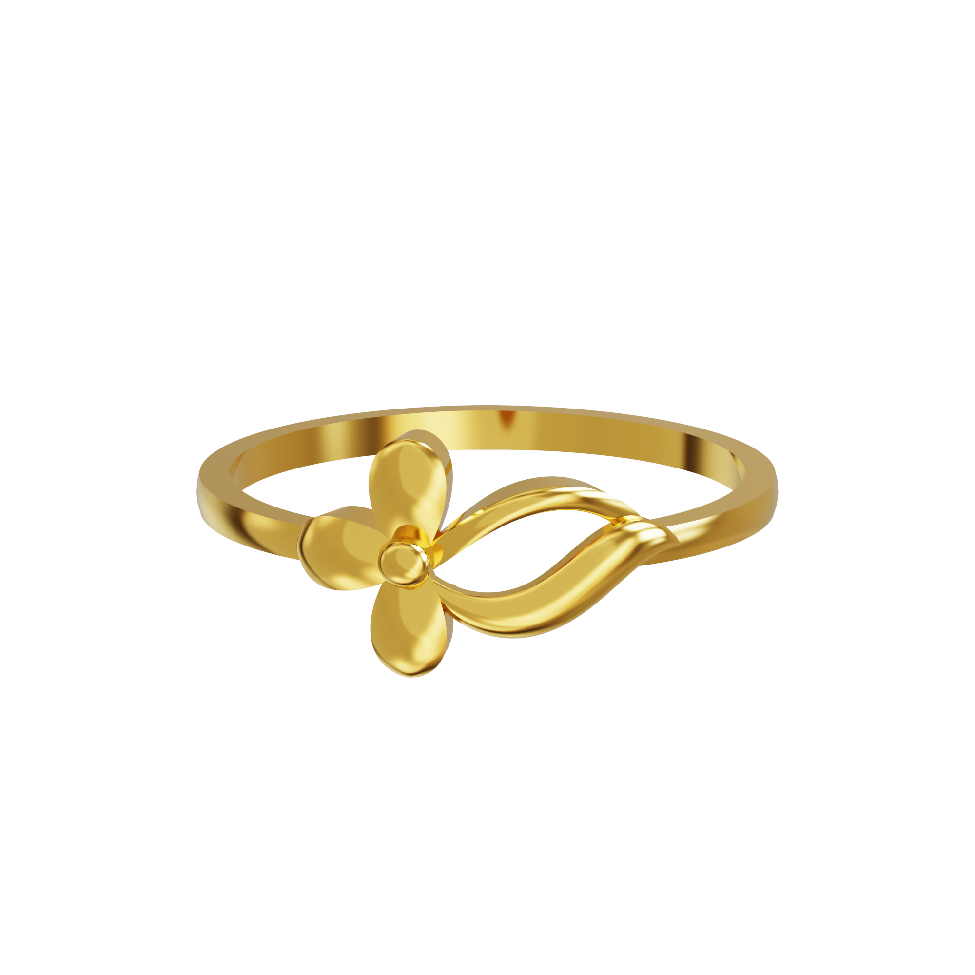 Plain-Unique-floral-ring-collections