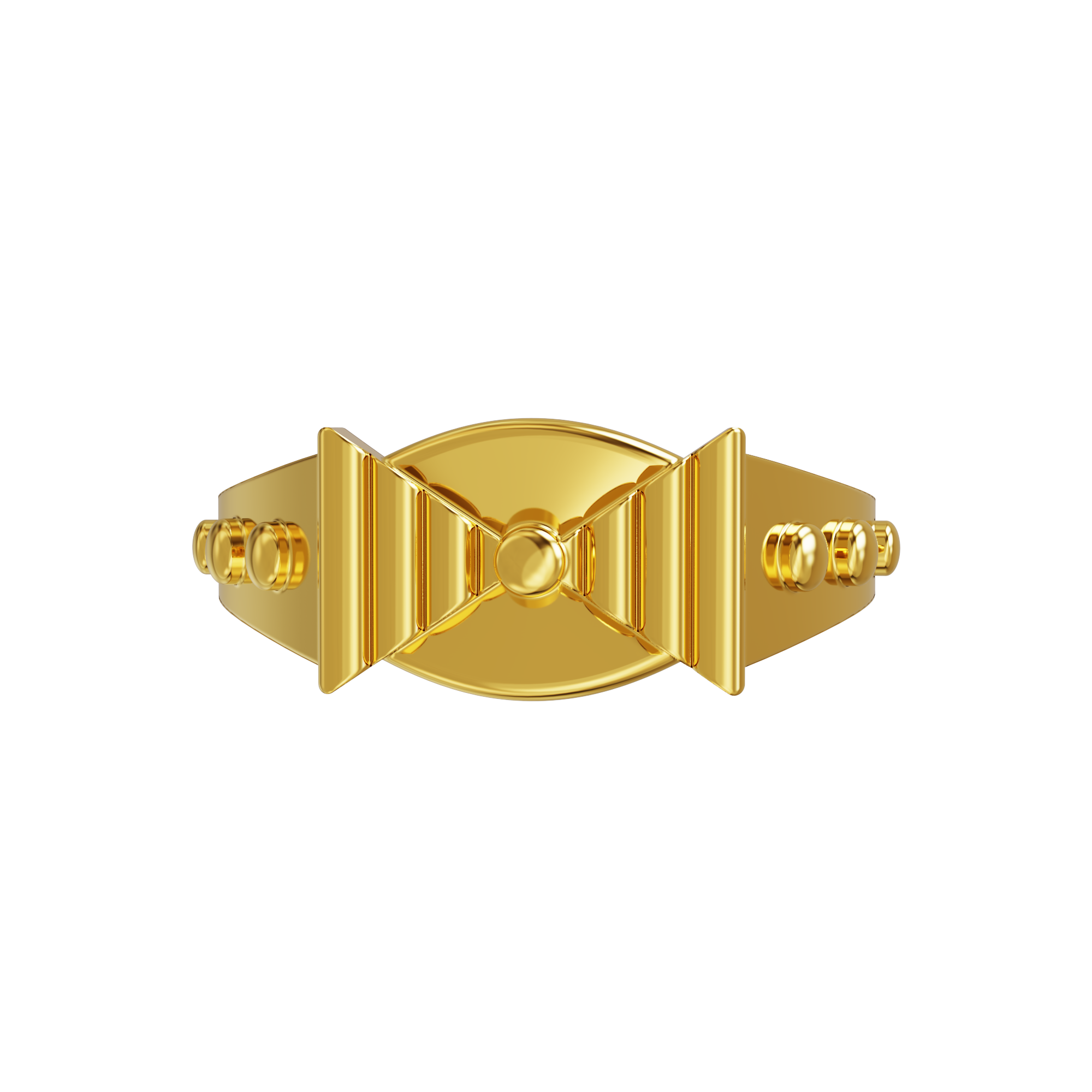 Stripe-Design-Gold-Ring