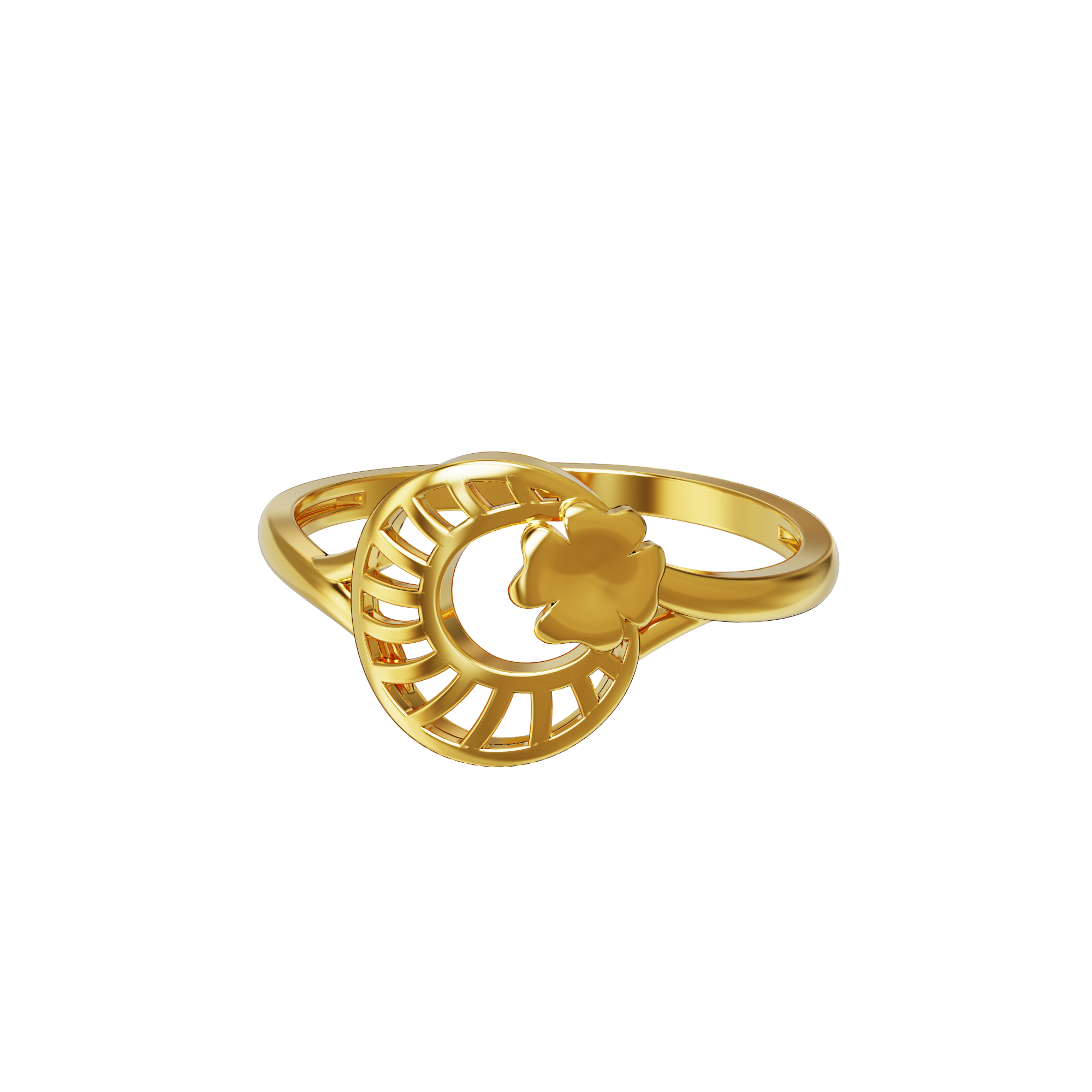 flower-shaped ring