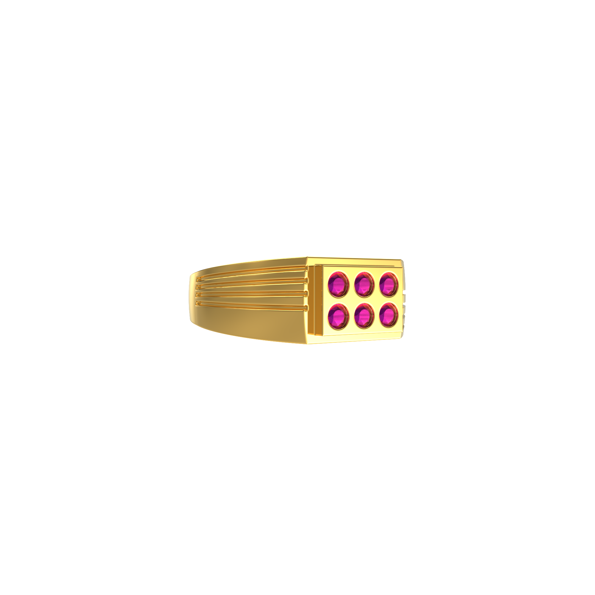 Rectangular-gold-ring-for-Male