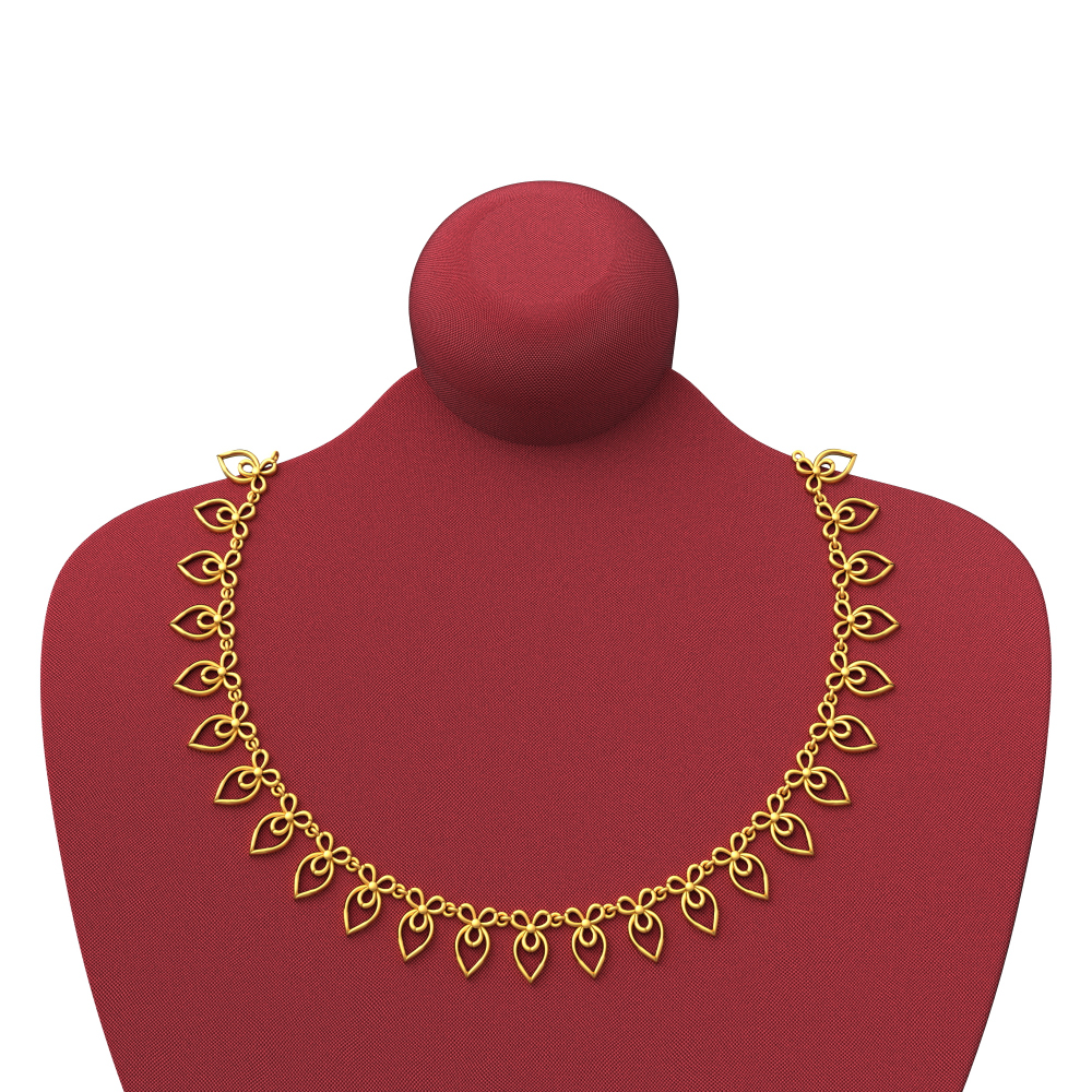 22k gold thushi necklace price