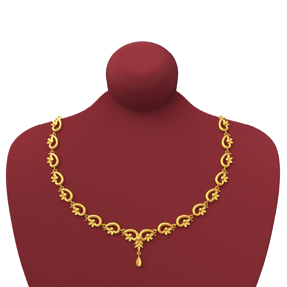 SPE Gold modern necklace designs