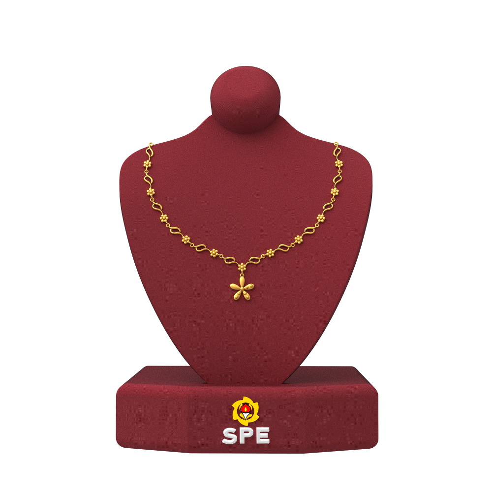 elegant gold necklace