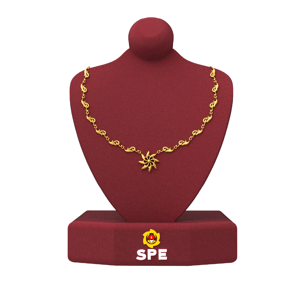 gold necklace designs in 10 grams