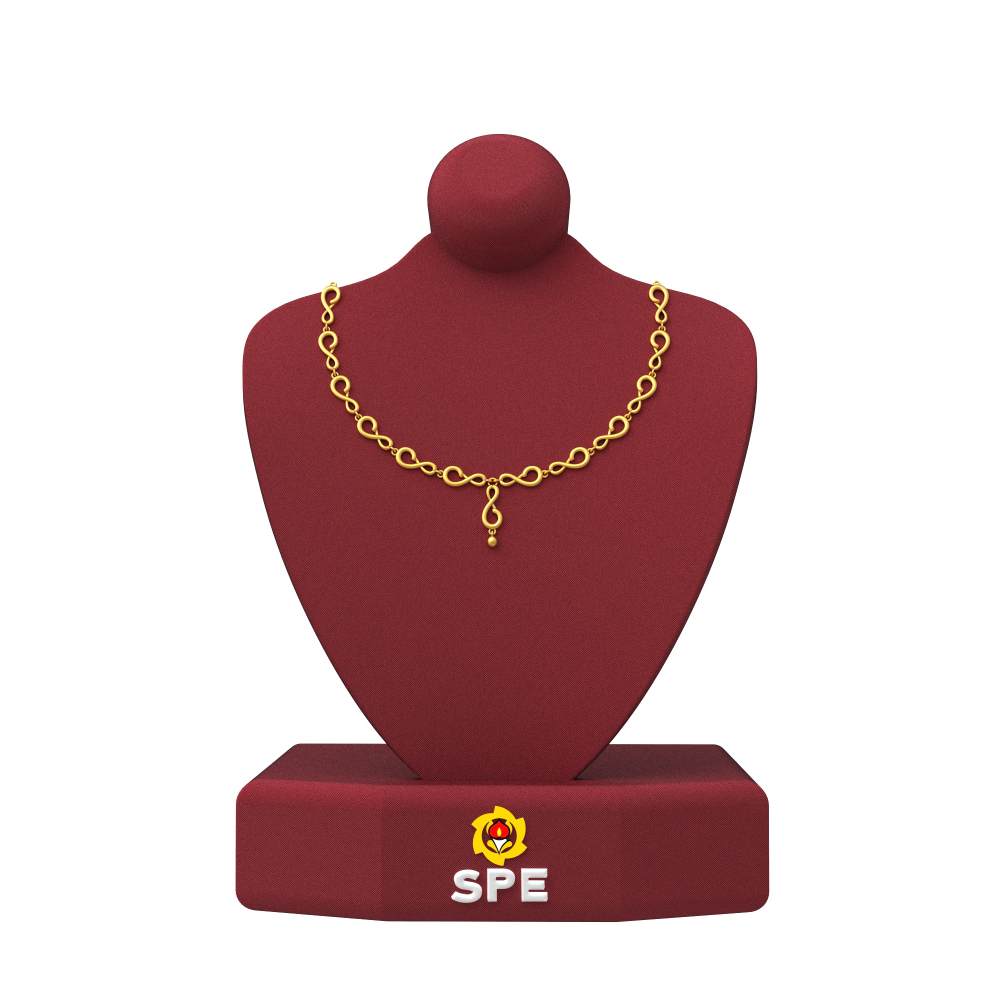 gold necklace earrings design