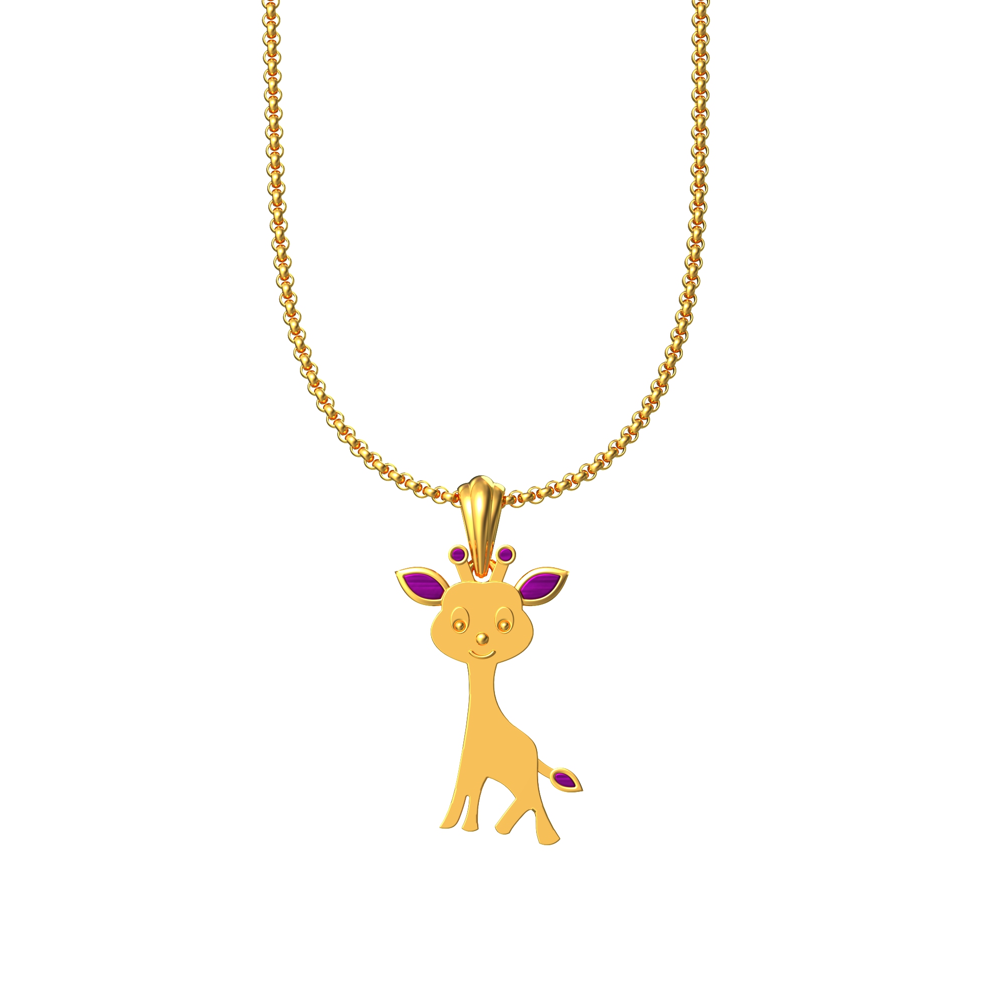 Giraffe Gold Pendant Online