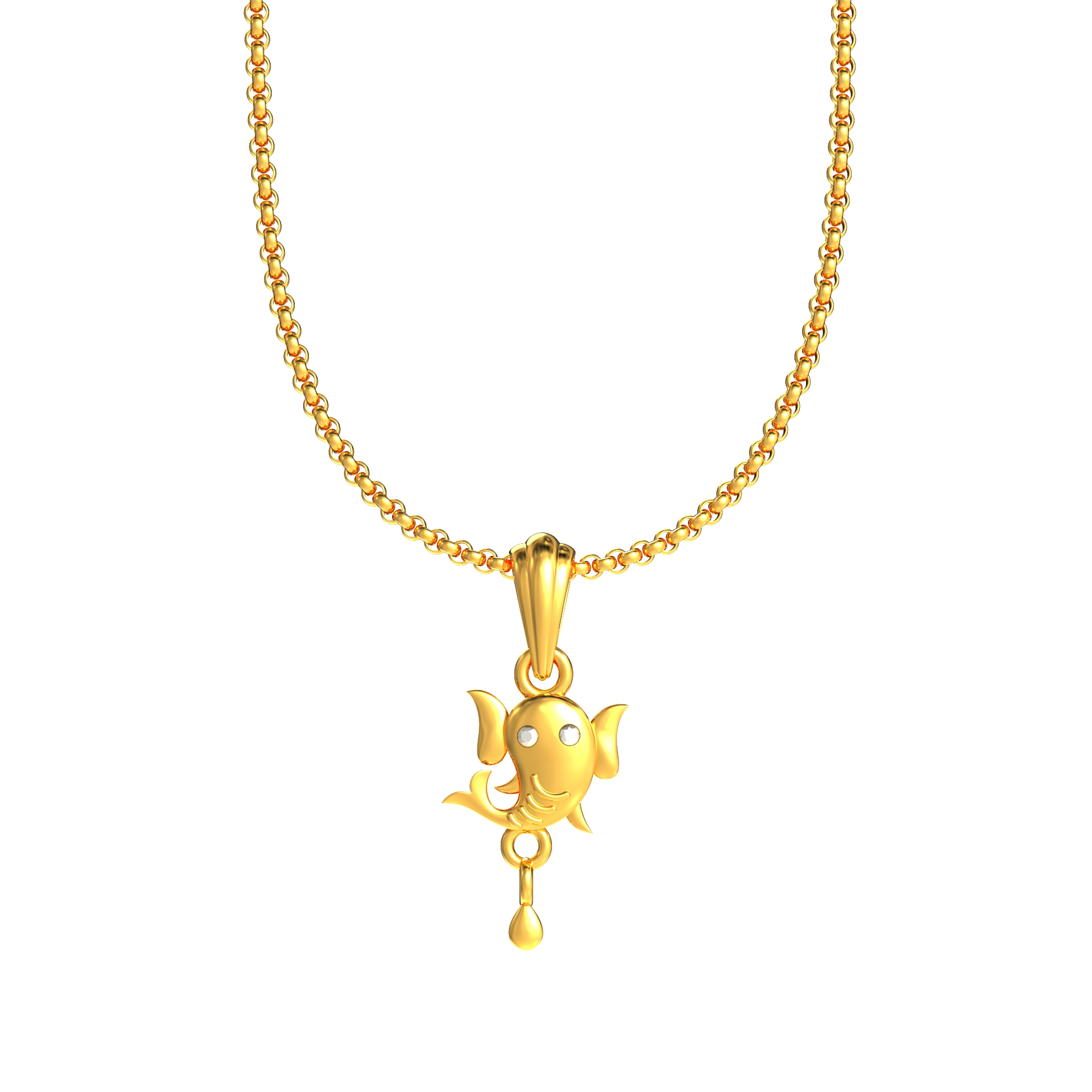 God Vinayagar Gold Pendants Online