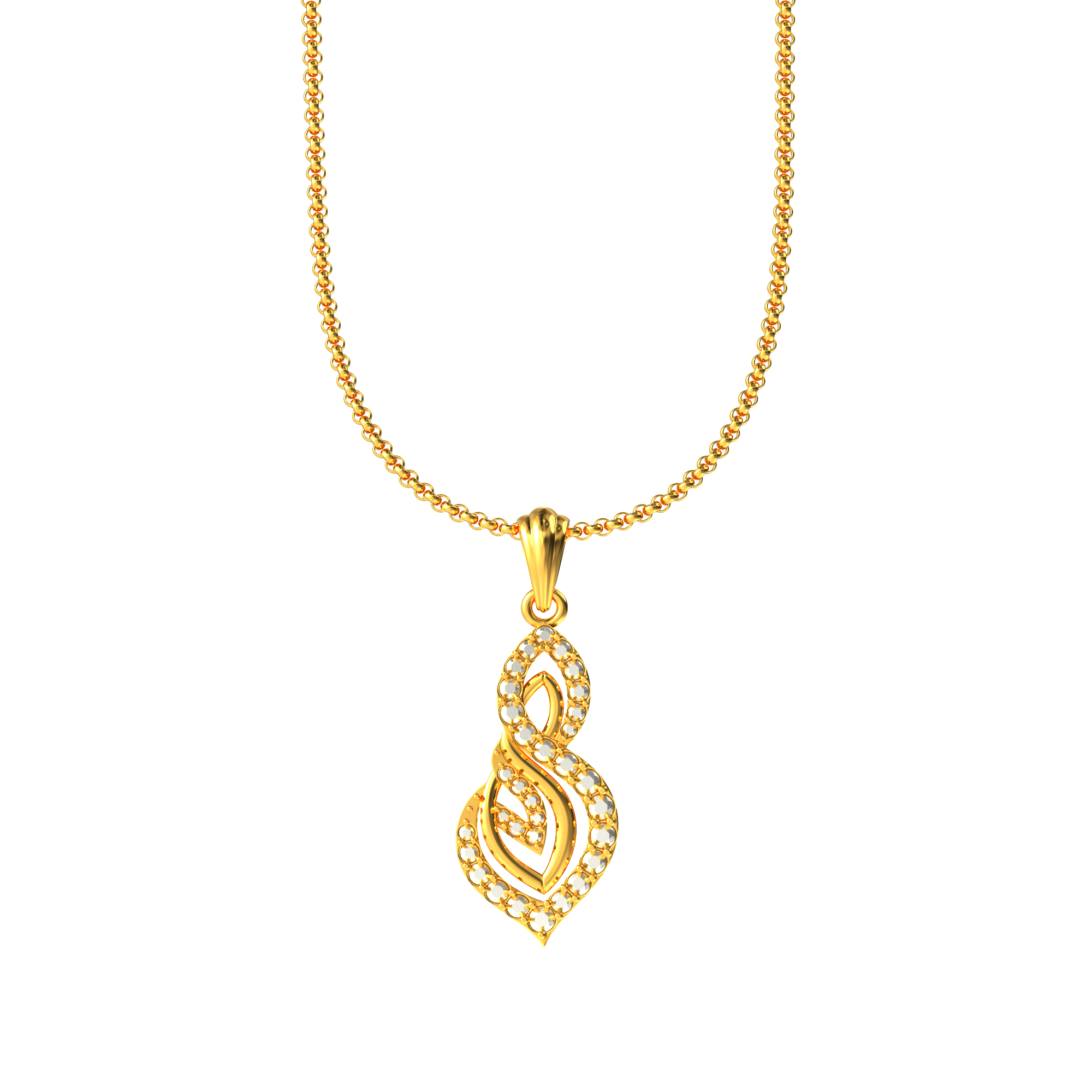 Infinite Stone Gold Pendant