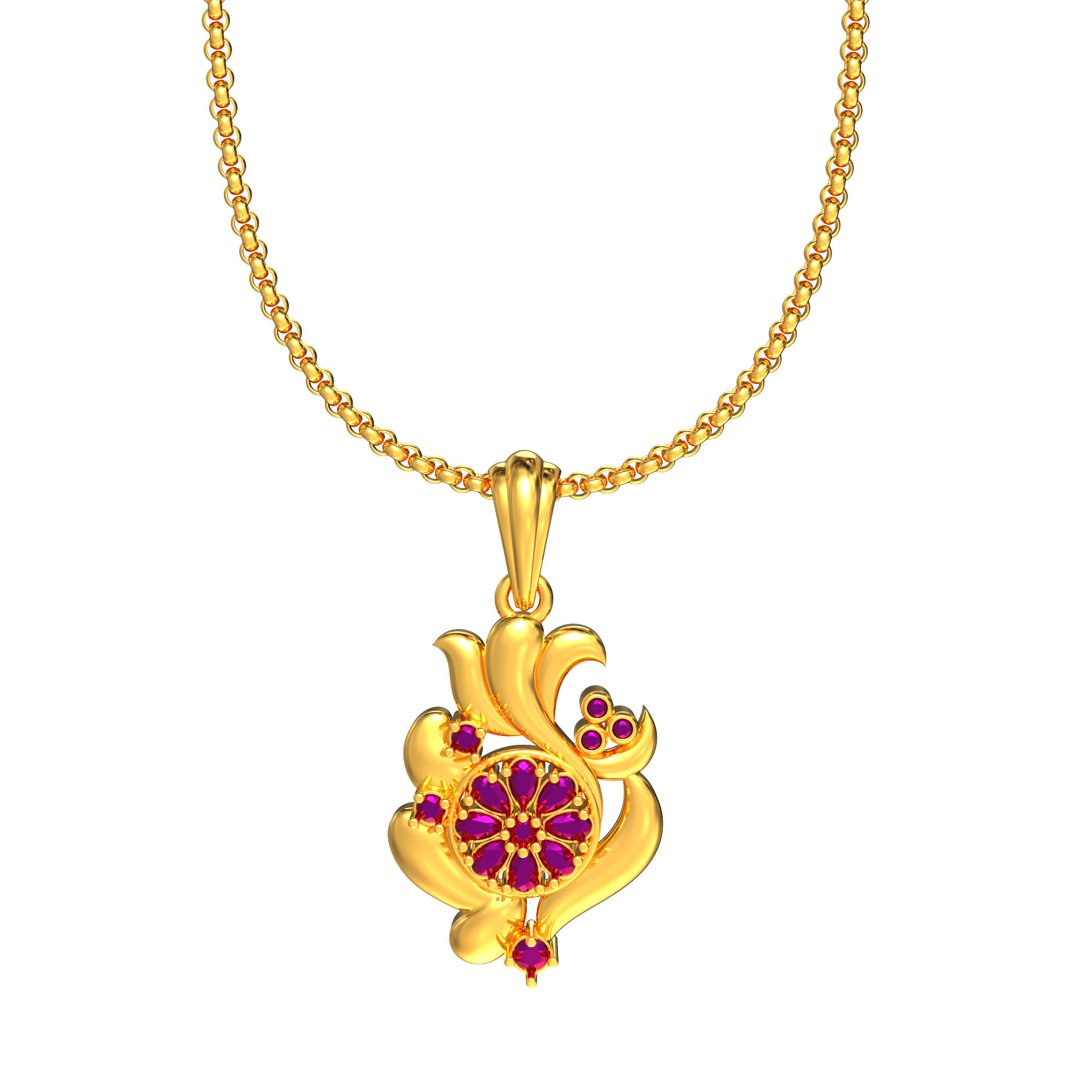 Lord Vinayagar Gold Pendant Online