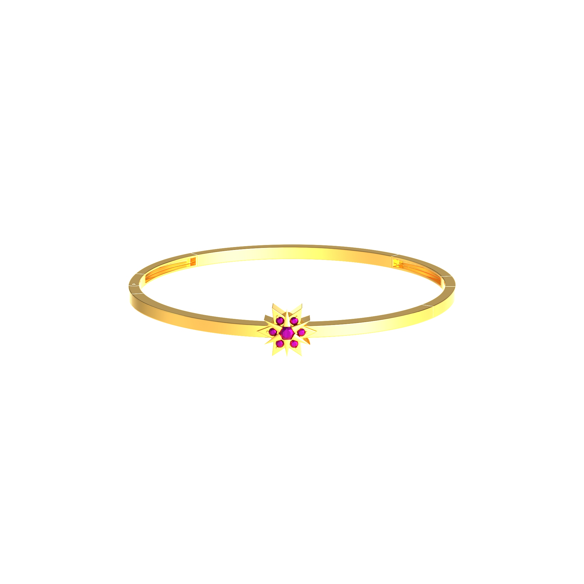 Bracelet with Single Flower Design