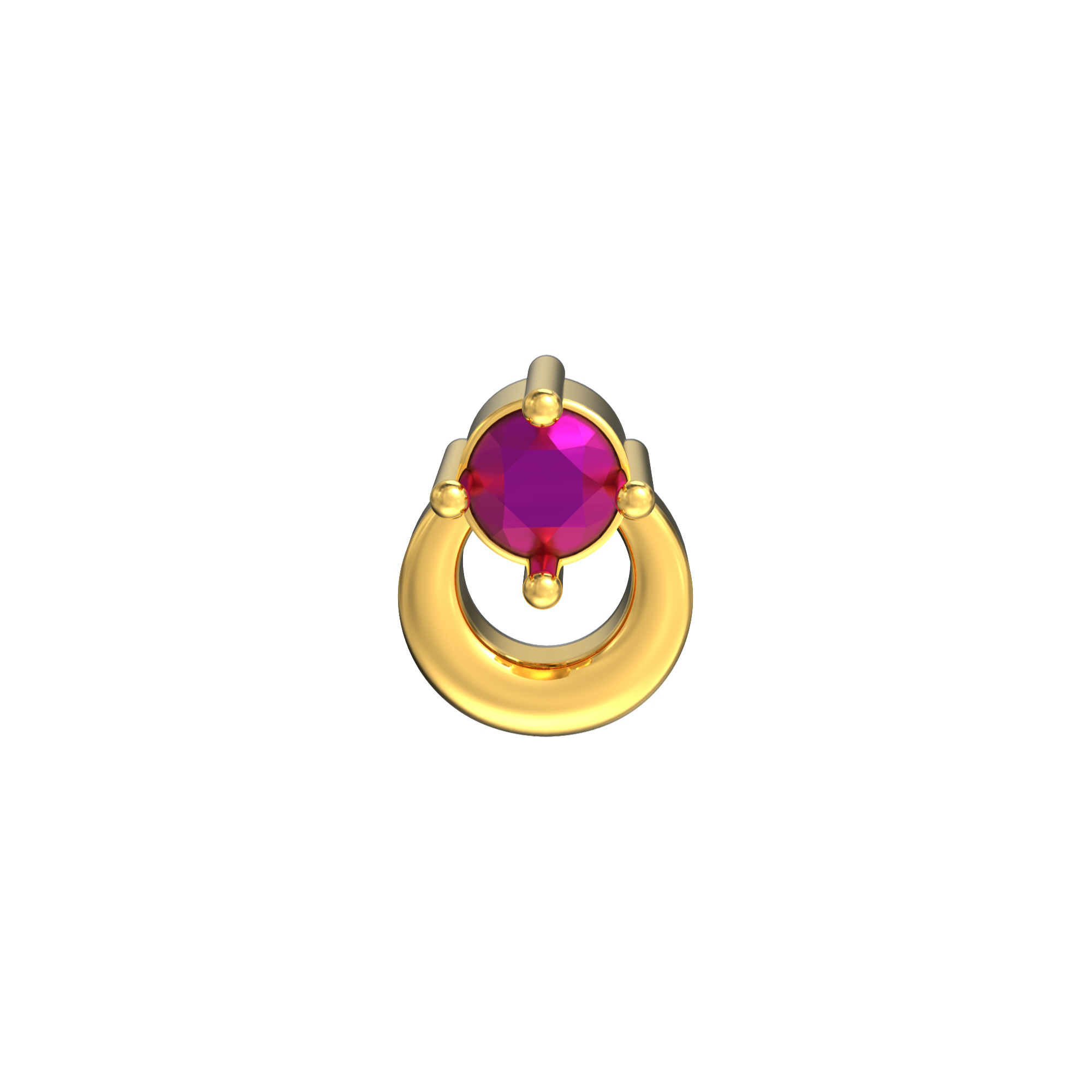 Cute-Circle-Stone-Gold-Nosepin