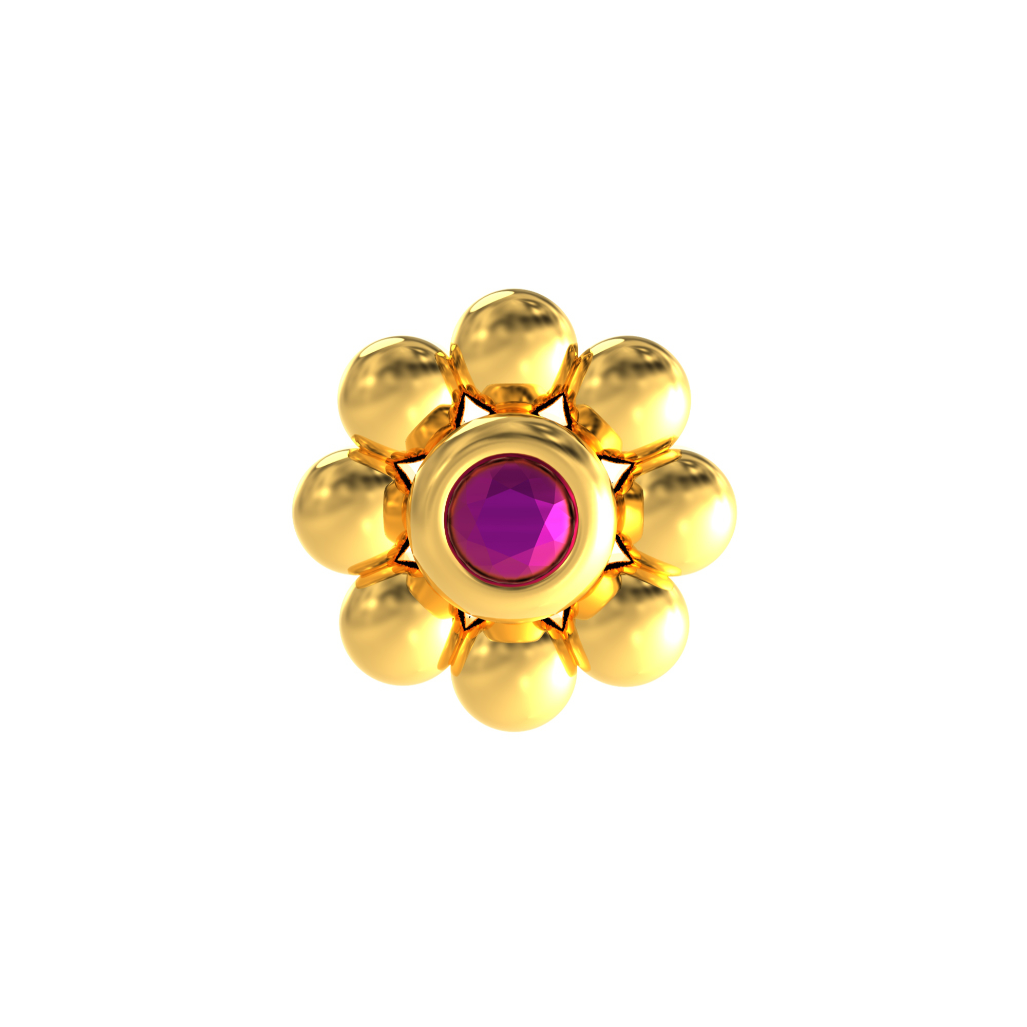 Floral-Circle-Stone-Gold-Nosepin