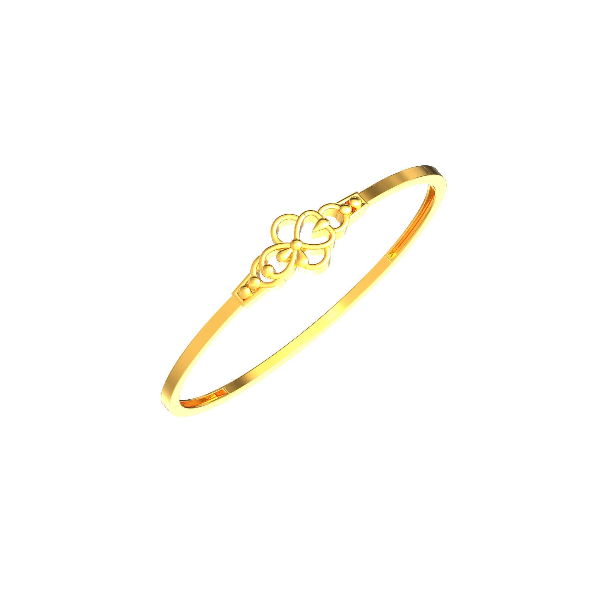 Heart Shape Gold Bracelet