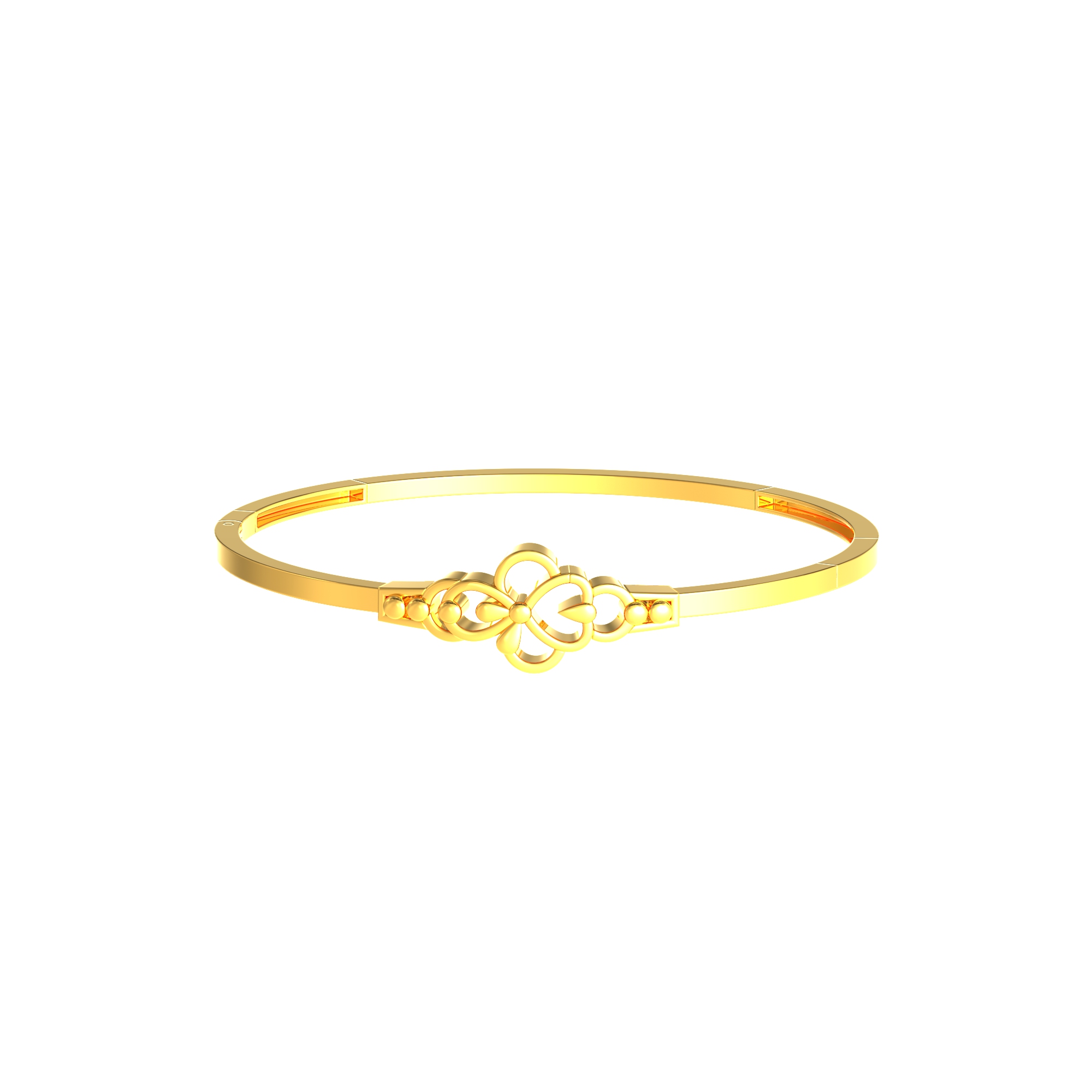 Heart Shape Gold Bracelet