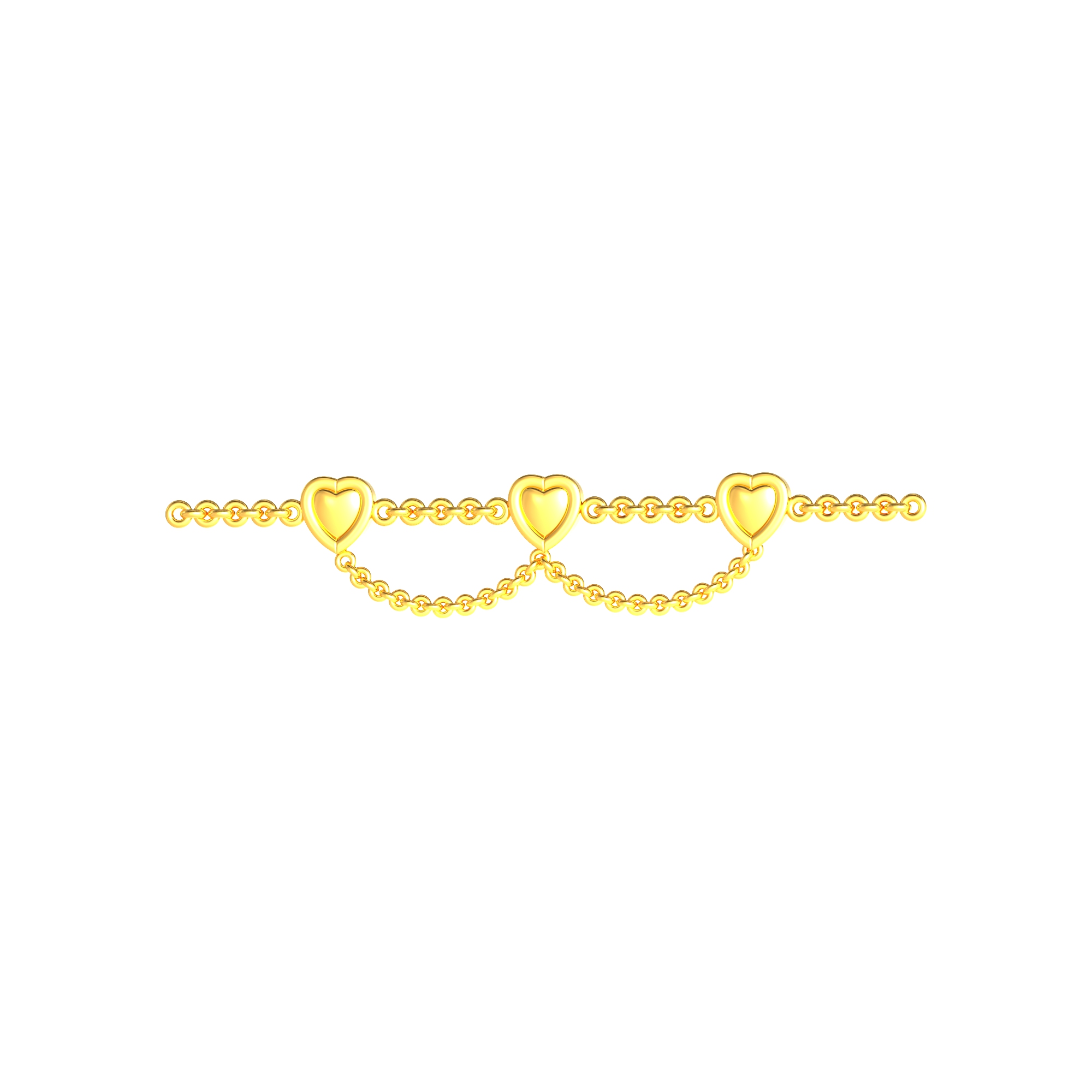 Heart to Heart Design Bracelet for Women