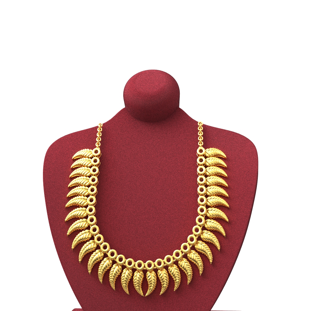 Leaf Design Gold Haram