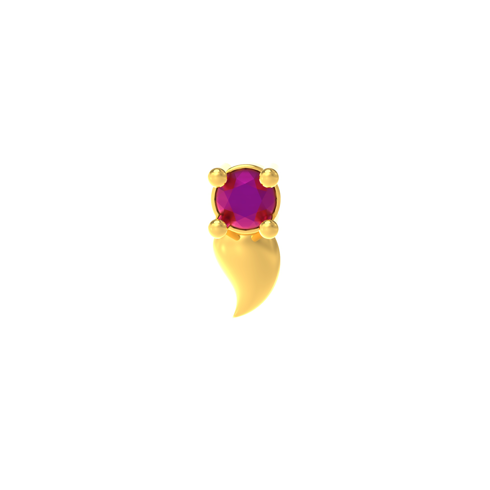 Light-weight-Gold-Nosepin