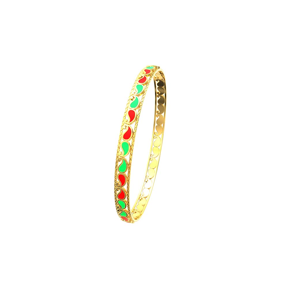 Mango Design Gold Bangles For Women