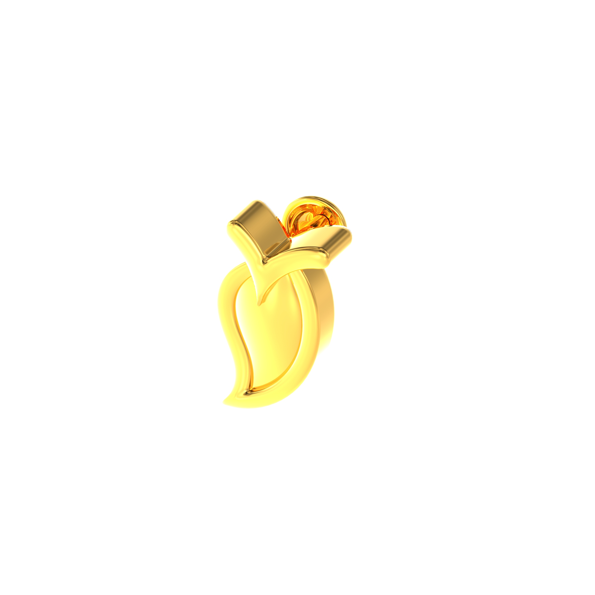 Mango-with-leaves-design-nosepin