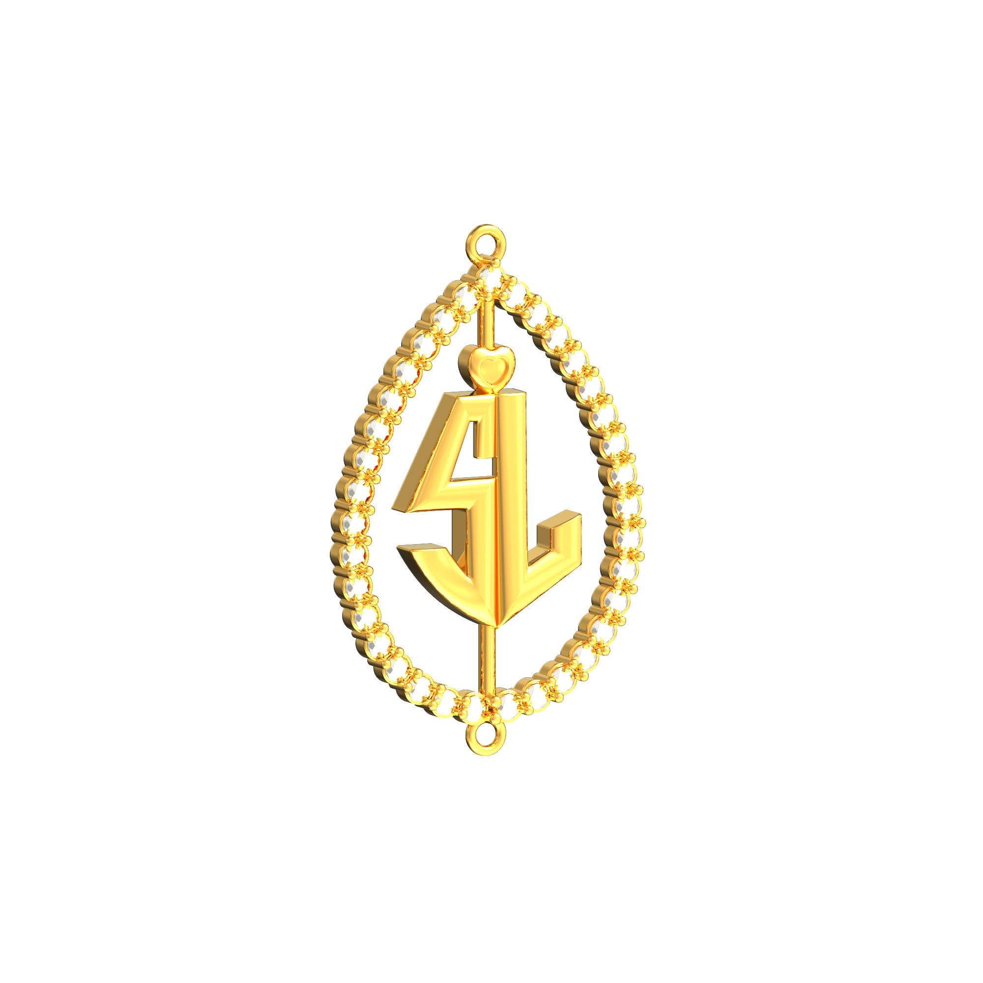 Mugappu For Women with Oval Design