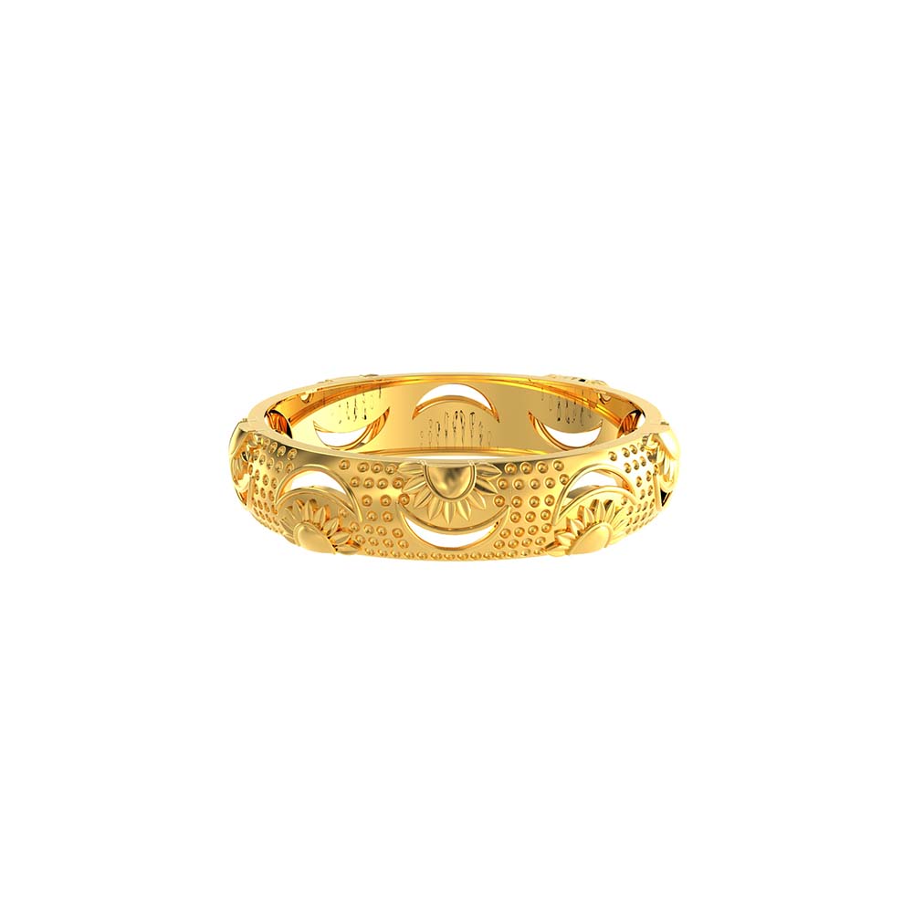 Nature Design Gold Bangles
