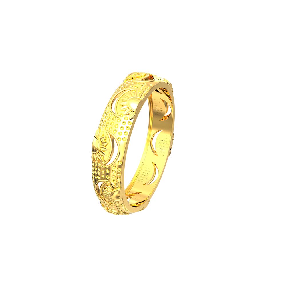 Nature Design Gold Bangles