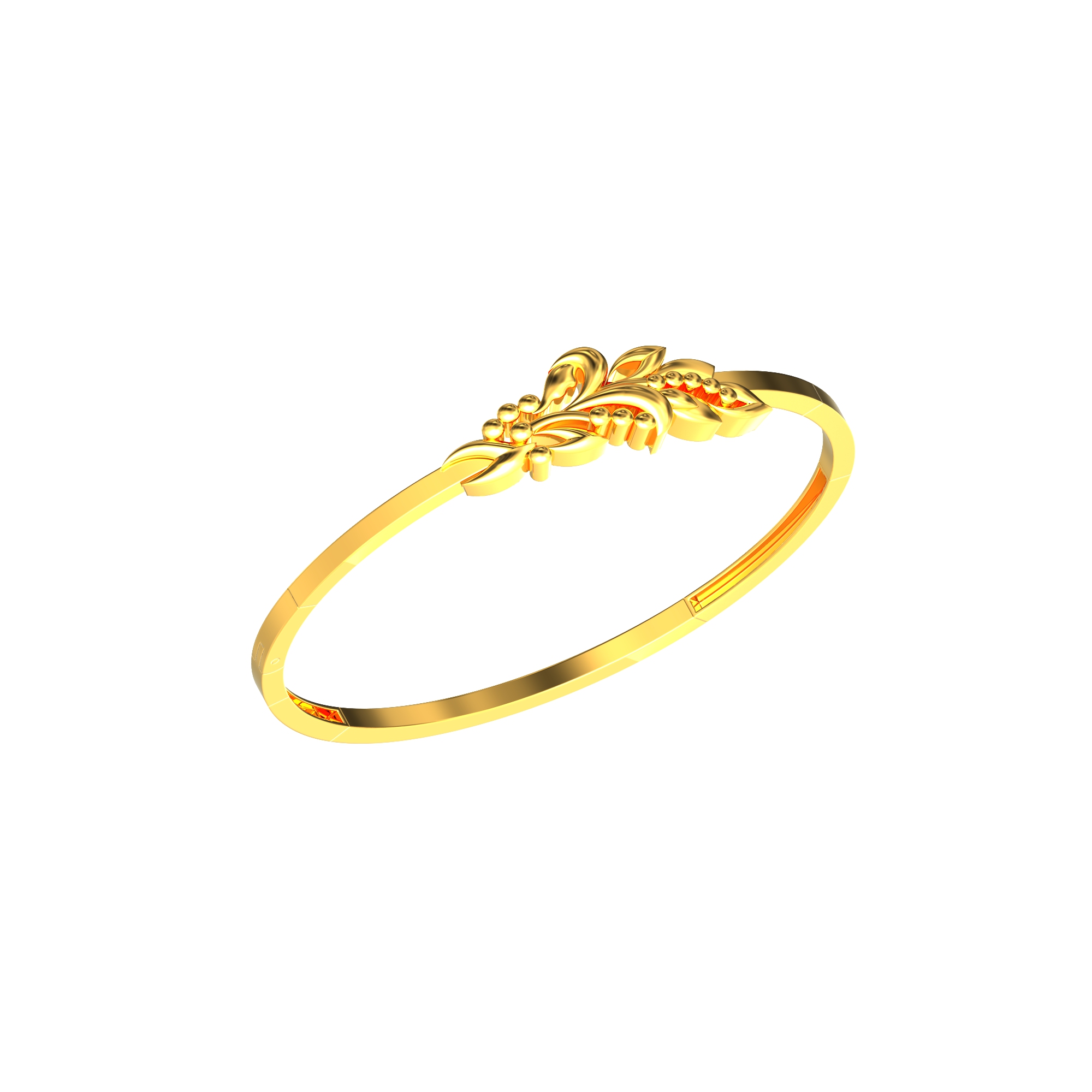 Paddy Leaf Gold Bracelet For Women