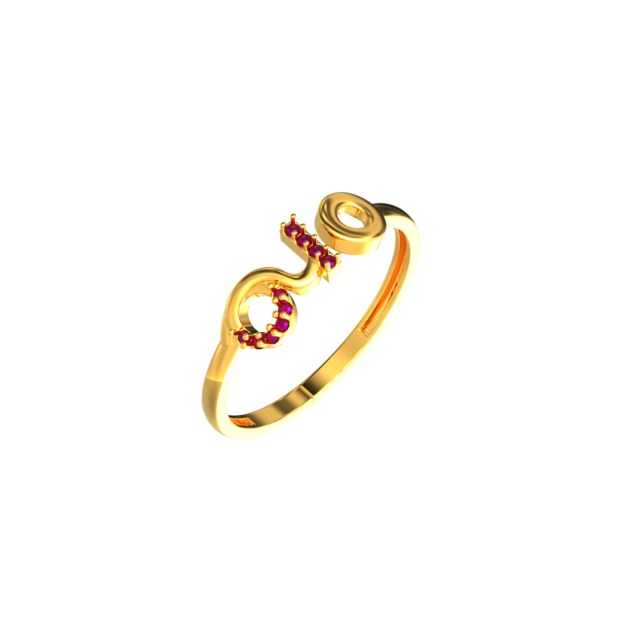 Pattern Design Gents Gold Ring