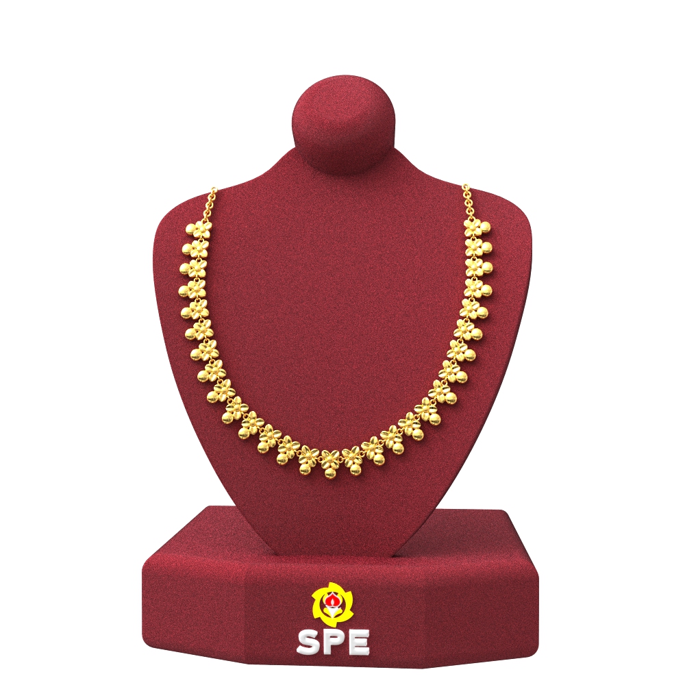 Plain Gold Haram For Women