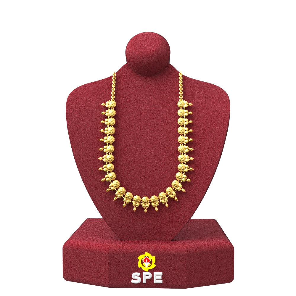 Small Flower Design Gold Haram