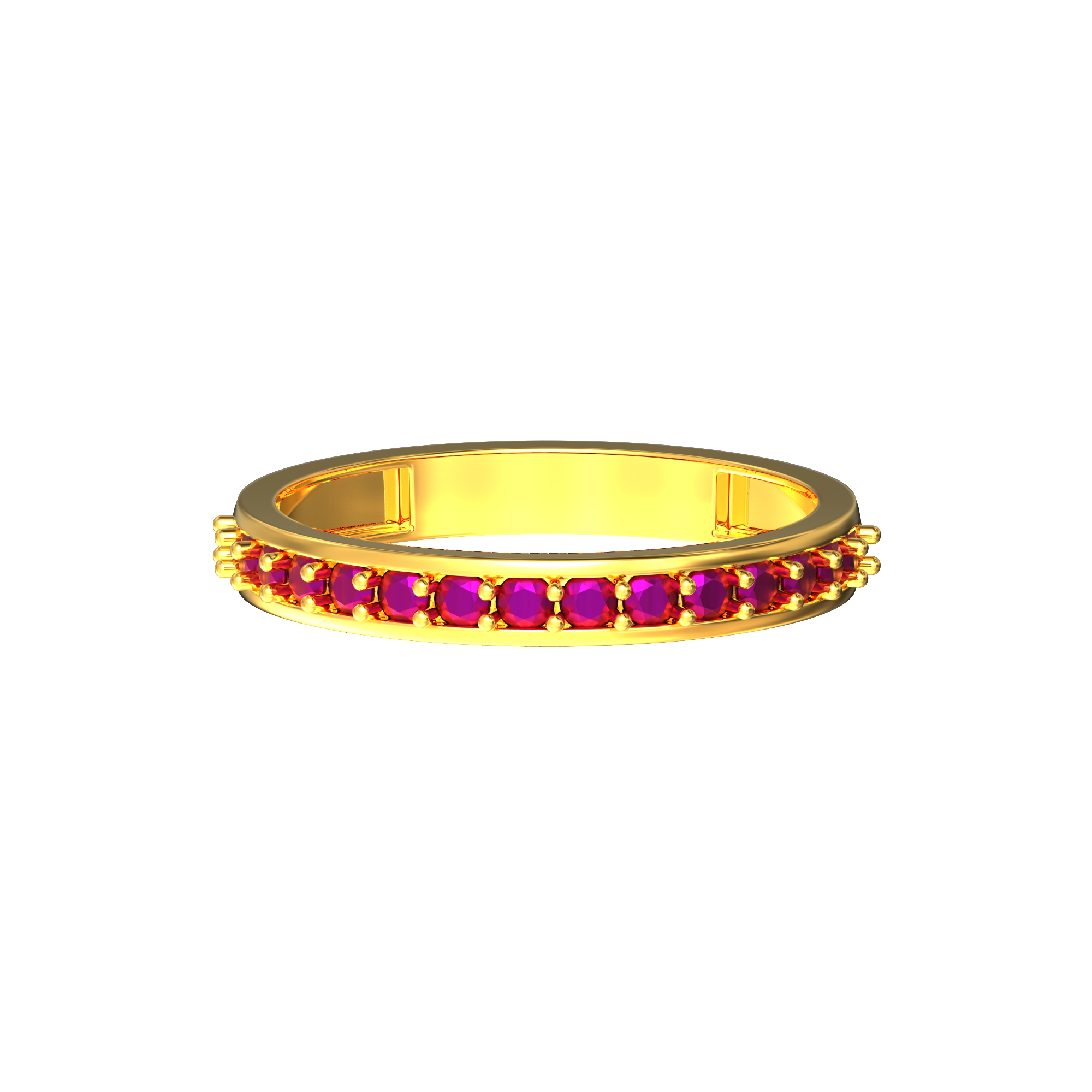 Stone Circle Shape Male Ring