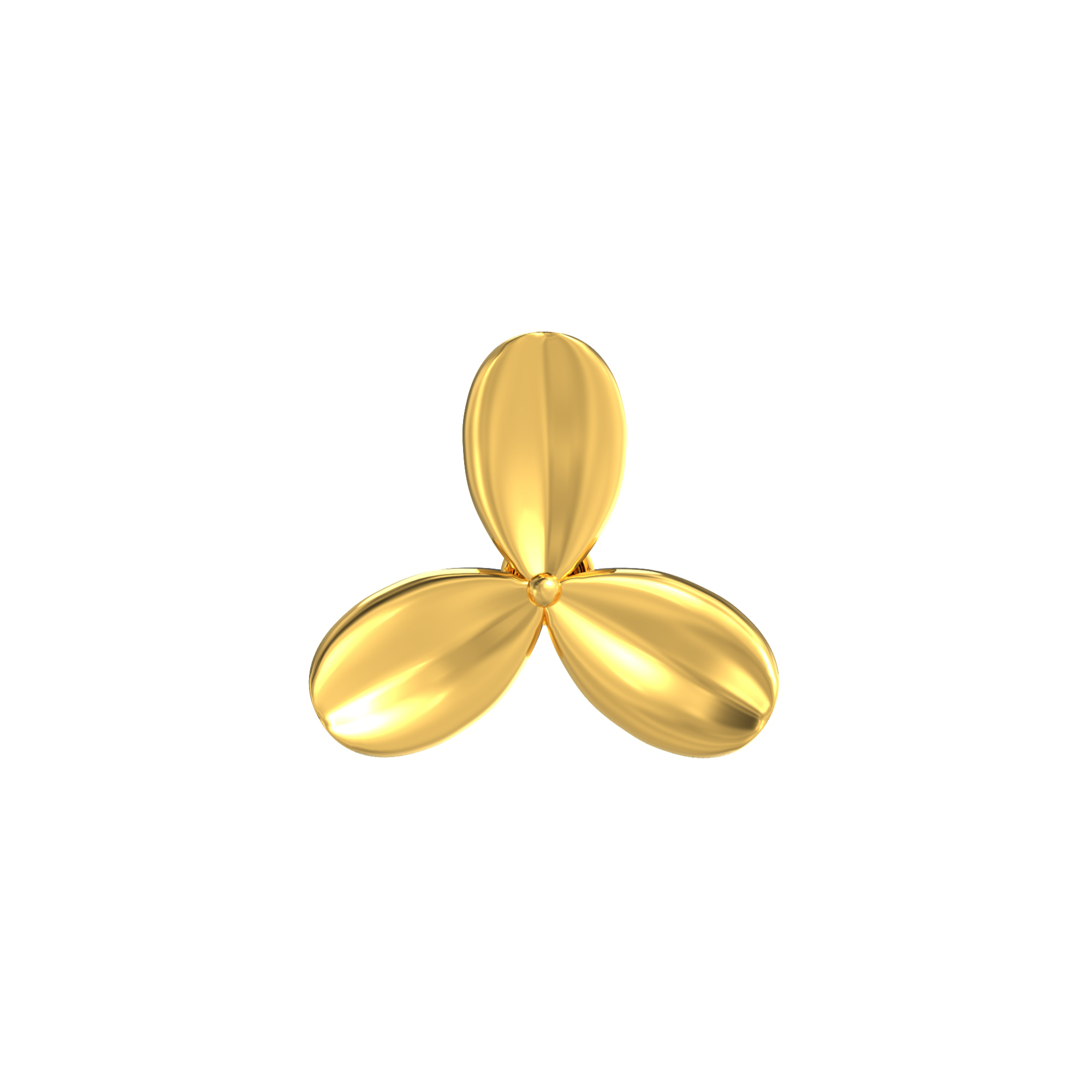 Three-Petal-Gold-Nosepin