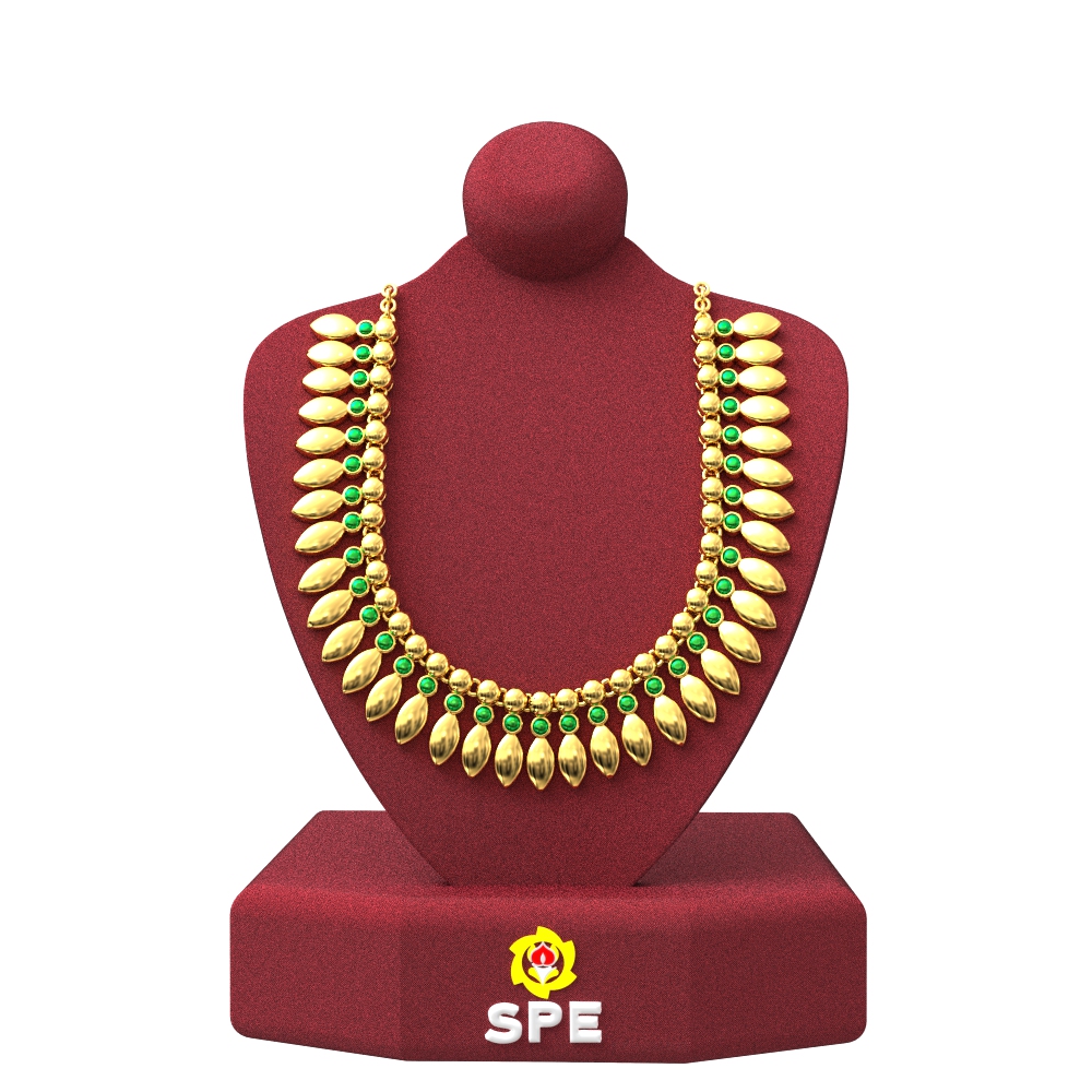 Marquise Design Gold Haram