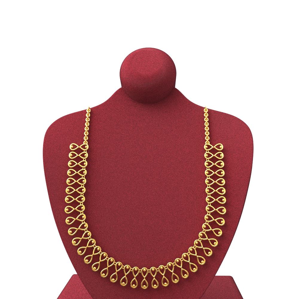 Infinity Symbol Gold Haram For Women