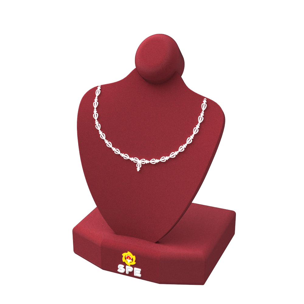 Curved-Design-Silver-Necklace-chennai
